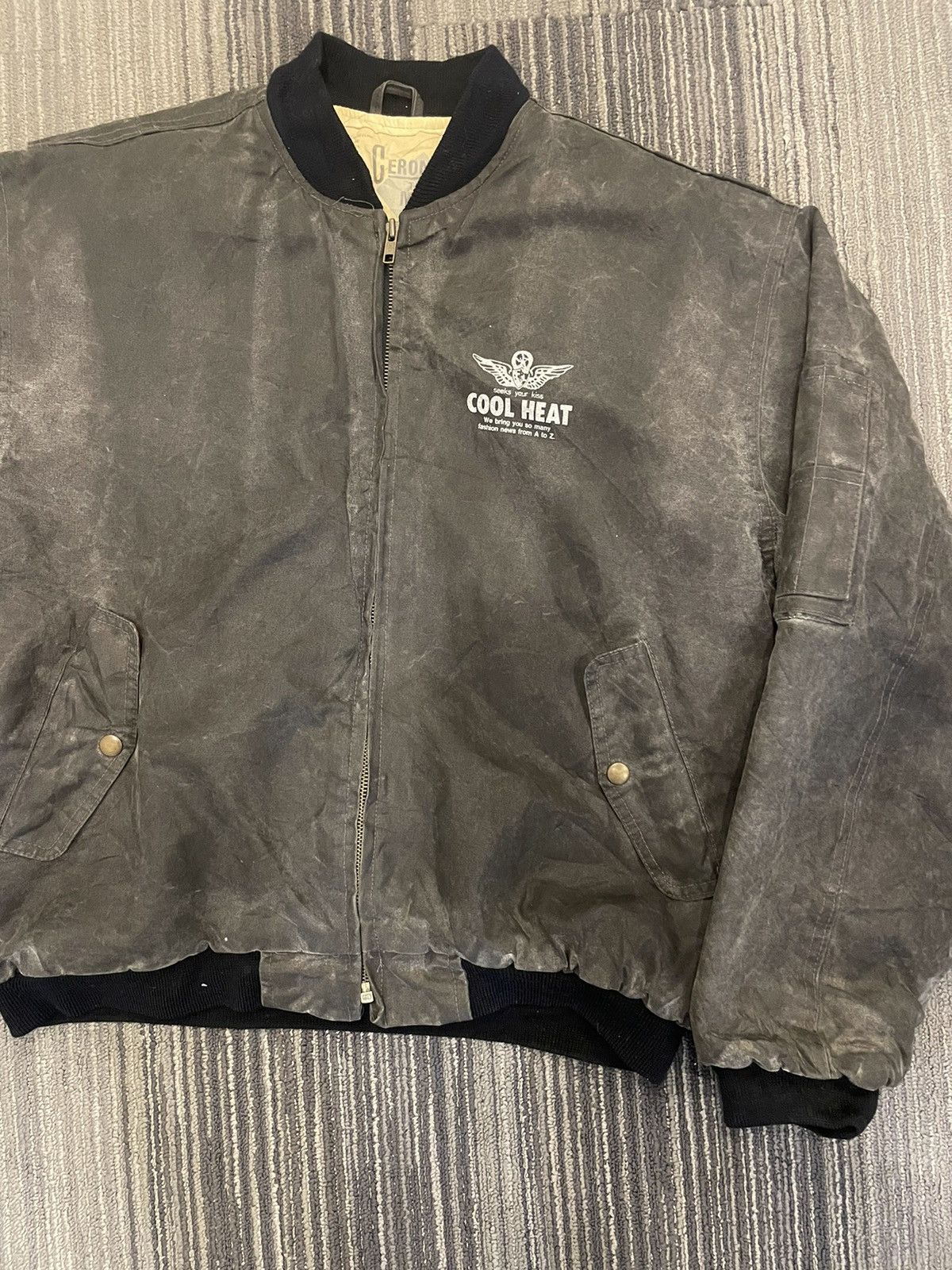 Vintage Bomber Jacket Cool heat Size US L / EU 52-54 / 3 - 4 Thumbnail