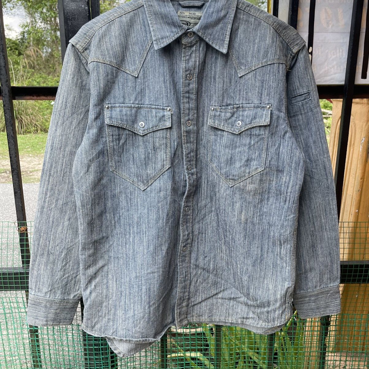 Japanese Brand 🔥🇯🇵Dogman Stoned Washed Double Pocket Denim Chore Jacket Size US M / EU 48-50 / 2 - 5 Thumbnail