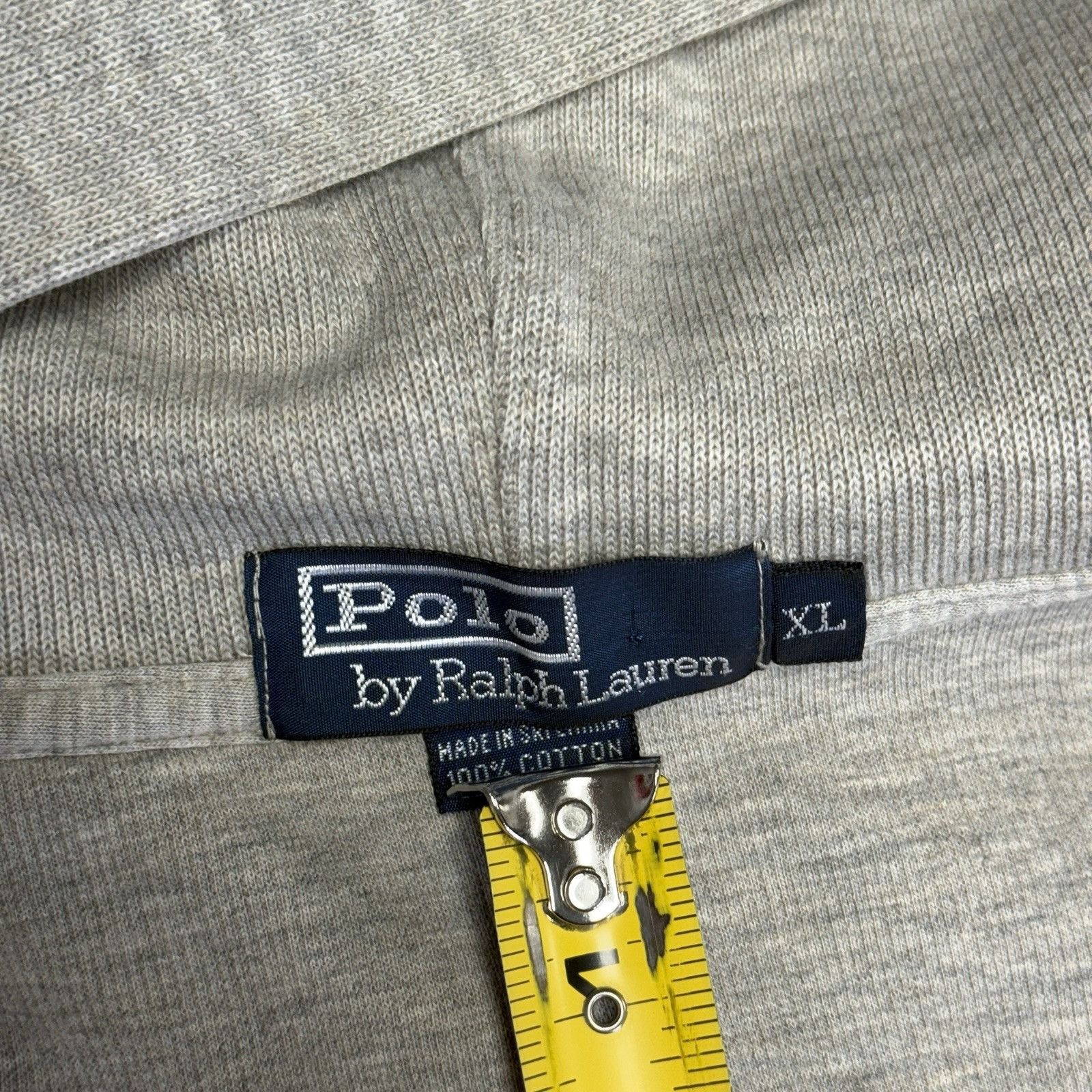 Polo Ralph Lauren Vintage Polo Ralph Lauren Hoodie Sweatshirt Mens XL 26x Gray Size US XL / EU 56 / 4 - 11 Thumbnail