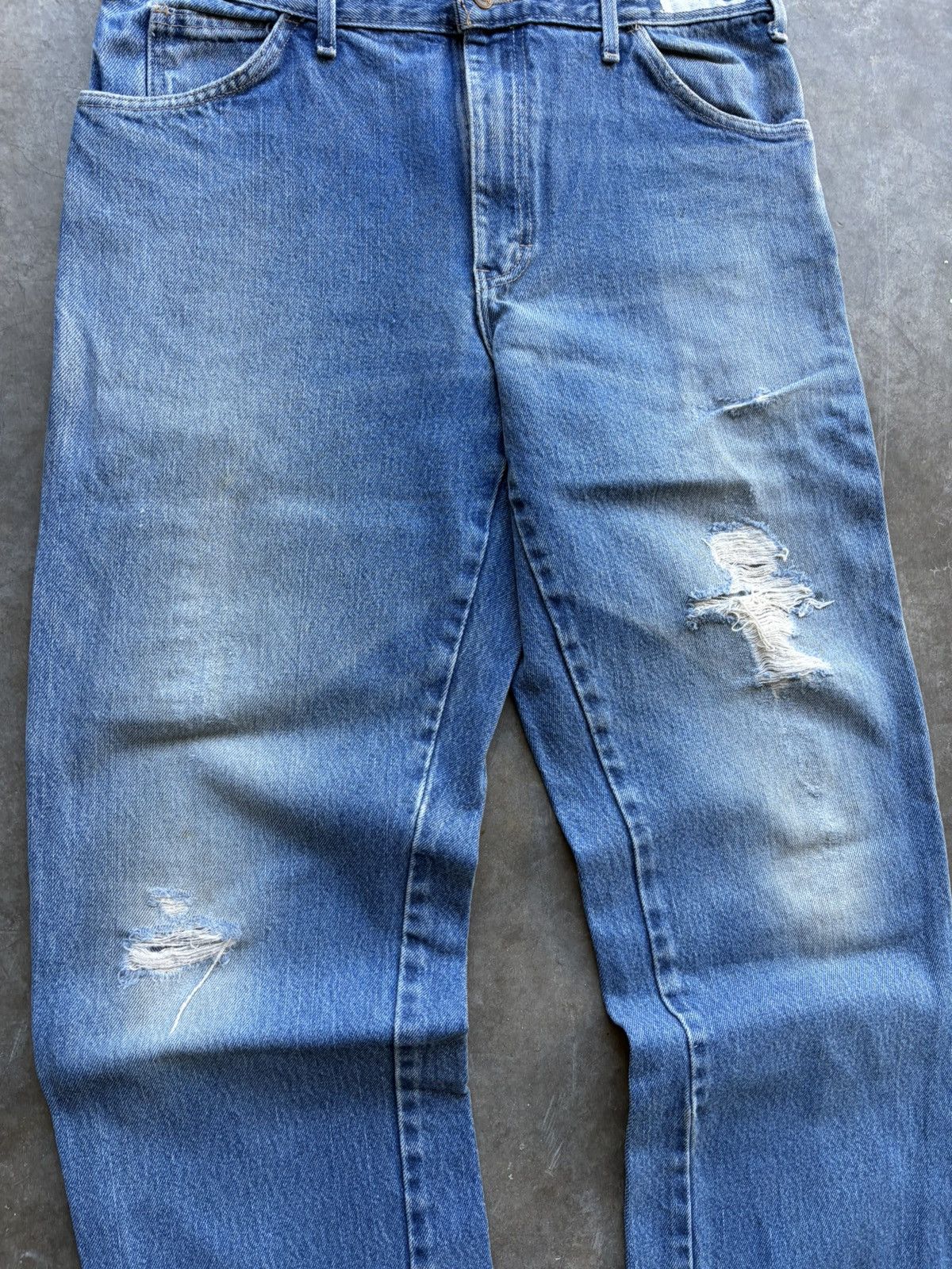 Dickies Dickies Faded Distressed Vintage Baggy Workwear Denim 1990s Size US 34 / EU 50 - 3 Thumbnail