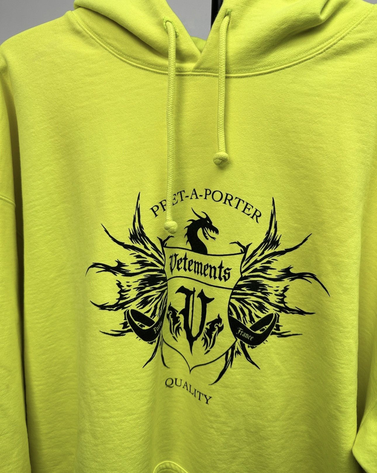 Vetements Vetements AW21 Hardcore Couture Hoodie Yellow Size US M / EU 48-50 / 2 - 5 Thumbnail