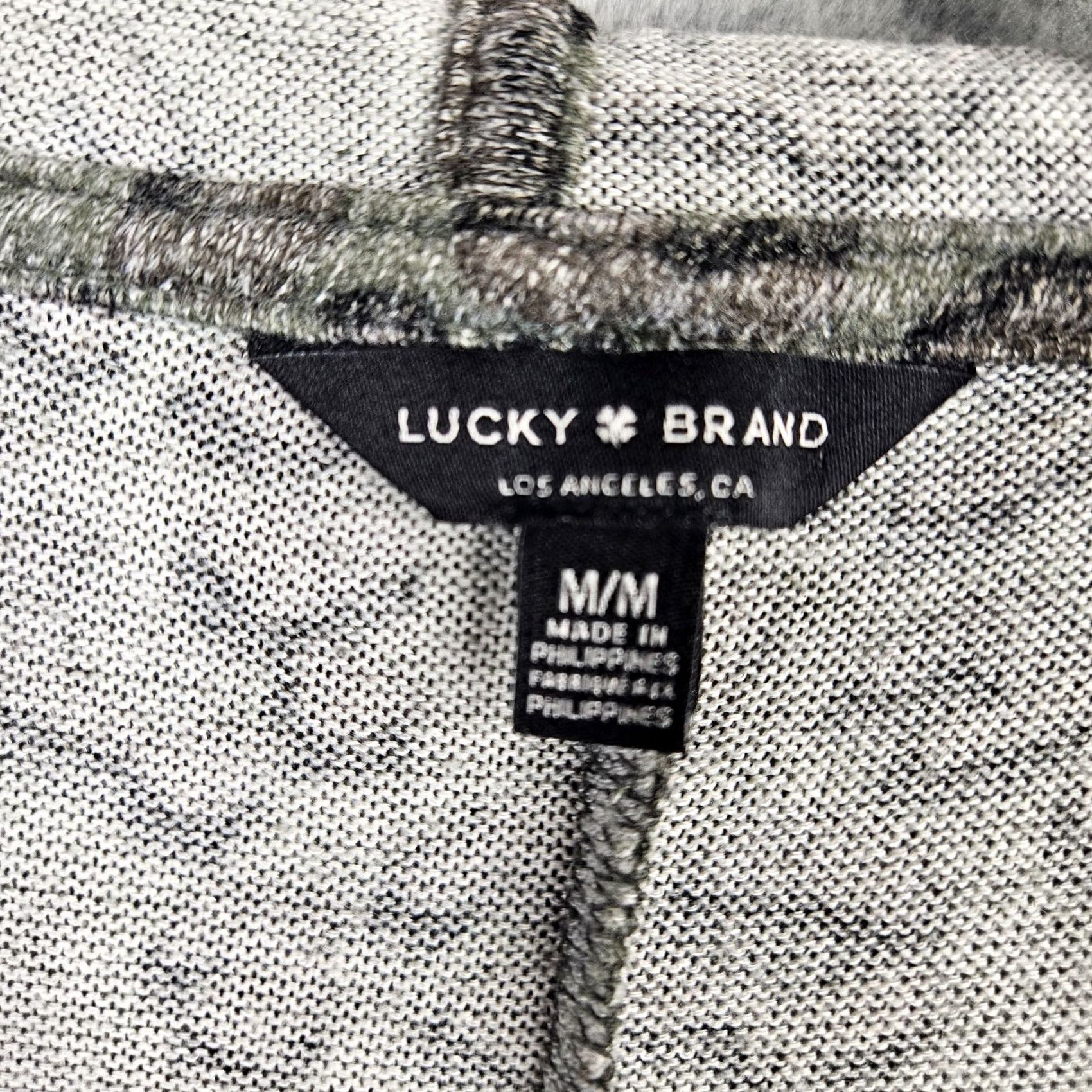 Lucky Brand Lucky Brand Women's Animal Print Open Front Lightweight Cardigan Sweater M Multicolor Size M / US 6-8 / IT 42-44 - 5 Thumbnail