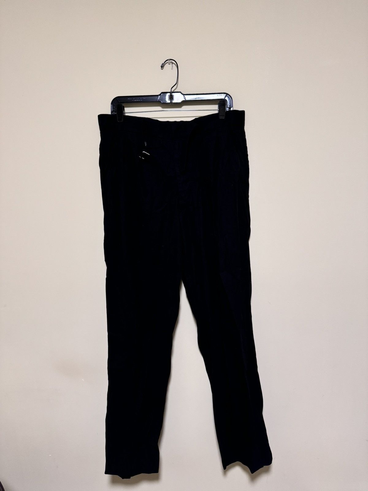 Maison Margiela MAISON MARGIELA Black Cotton Pleated Trousers Size US 34 / EU 50 - 1 Thumbnail