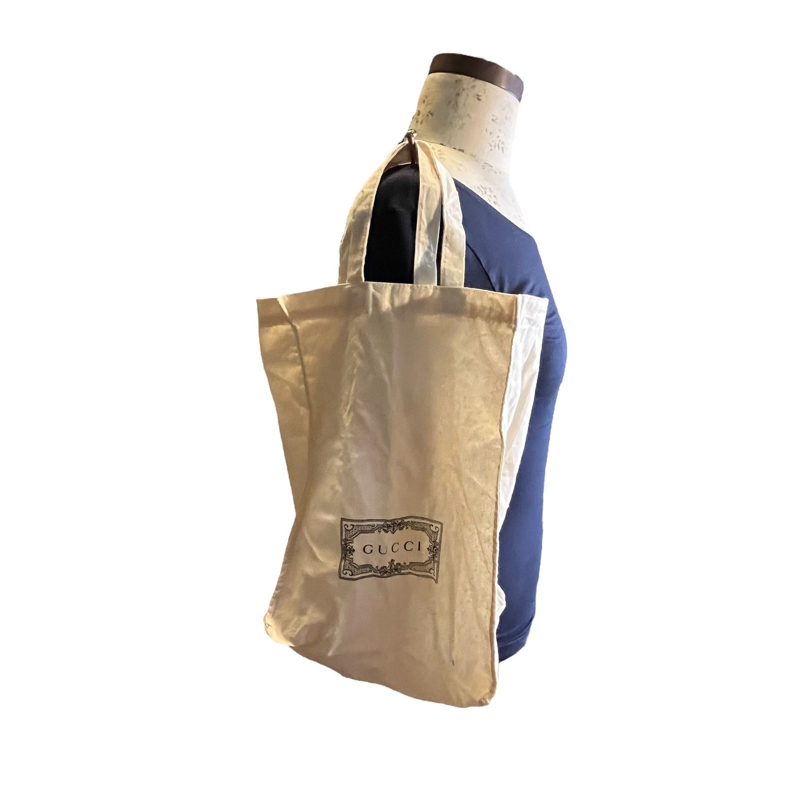Gucci Gucci Cream lightweight Cloth tote bag with handles Size ONE SIZE - 1 Thumbnail