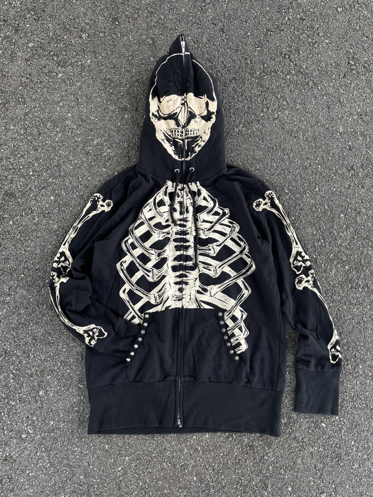 If Six Was Nine Skeleton Full Zipper Hoodies Size M / US 6-8 / IT 42-44 - 8 Thumbnail