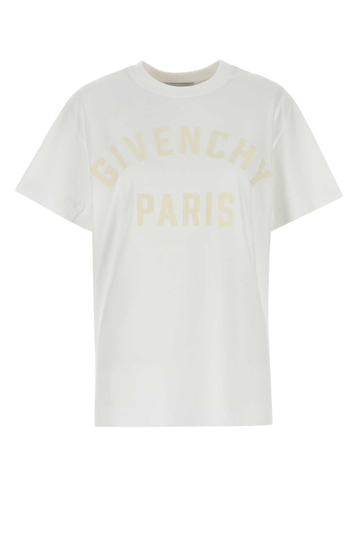 Givenchy White Cotton Oversize T-Shirt Size XS / US 0-2 / IT 36-38 - 1 Thumbnail