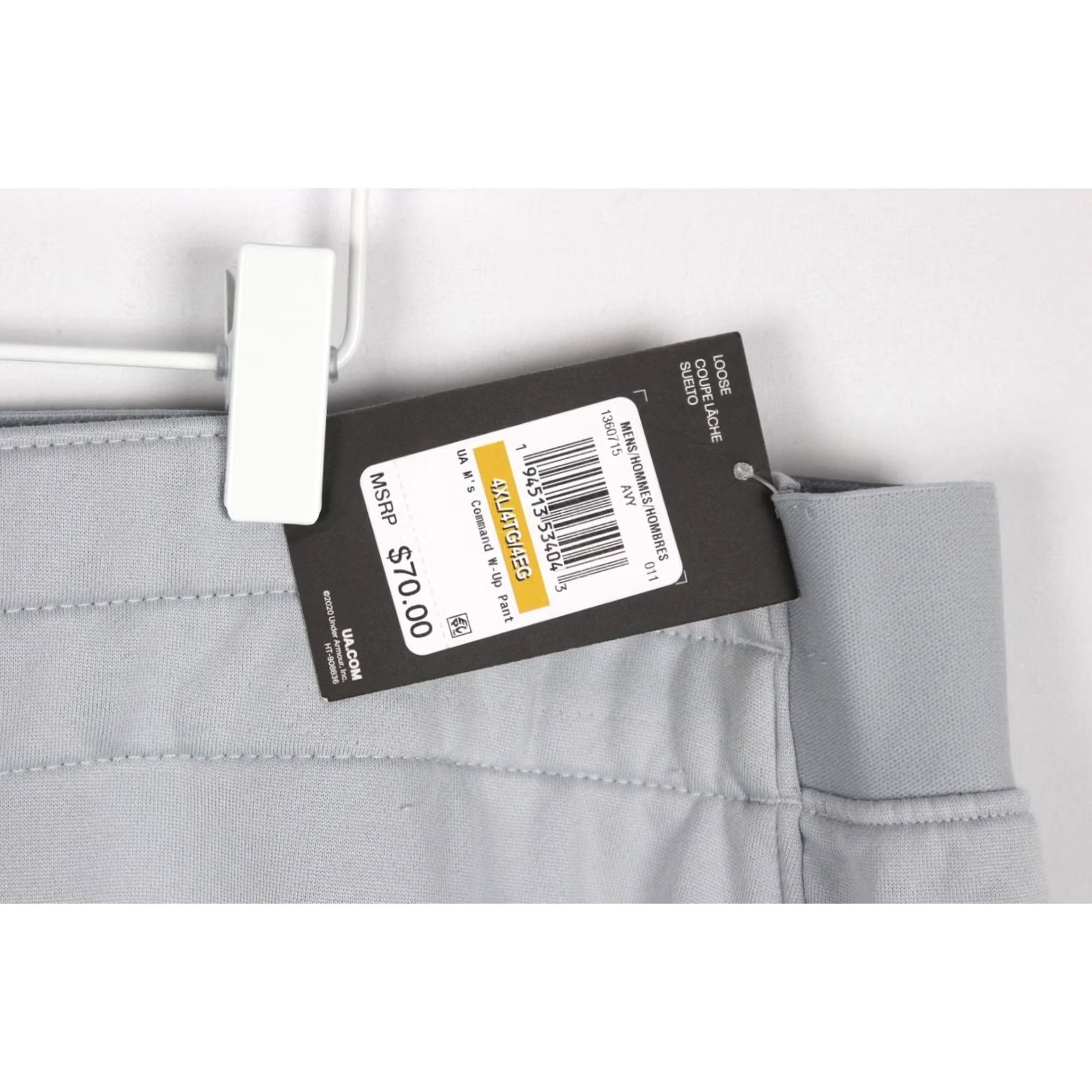 Under Armour Under Armour Men's Command Warm Up Pants 4XL Gray 1360715 011 Size US 39 - 4 Thumbnail