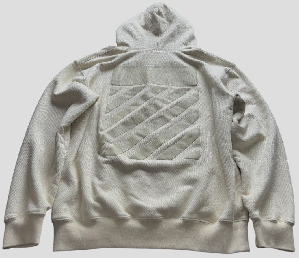 Off-White Off-White Virgil Abloh Zip-Hoodie Beige in L neu mit Etikett Size US L / EU 52-54 / 3 - 3 Thumbnail