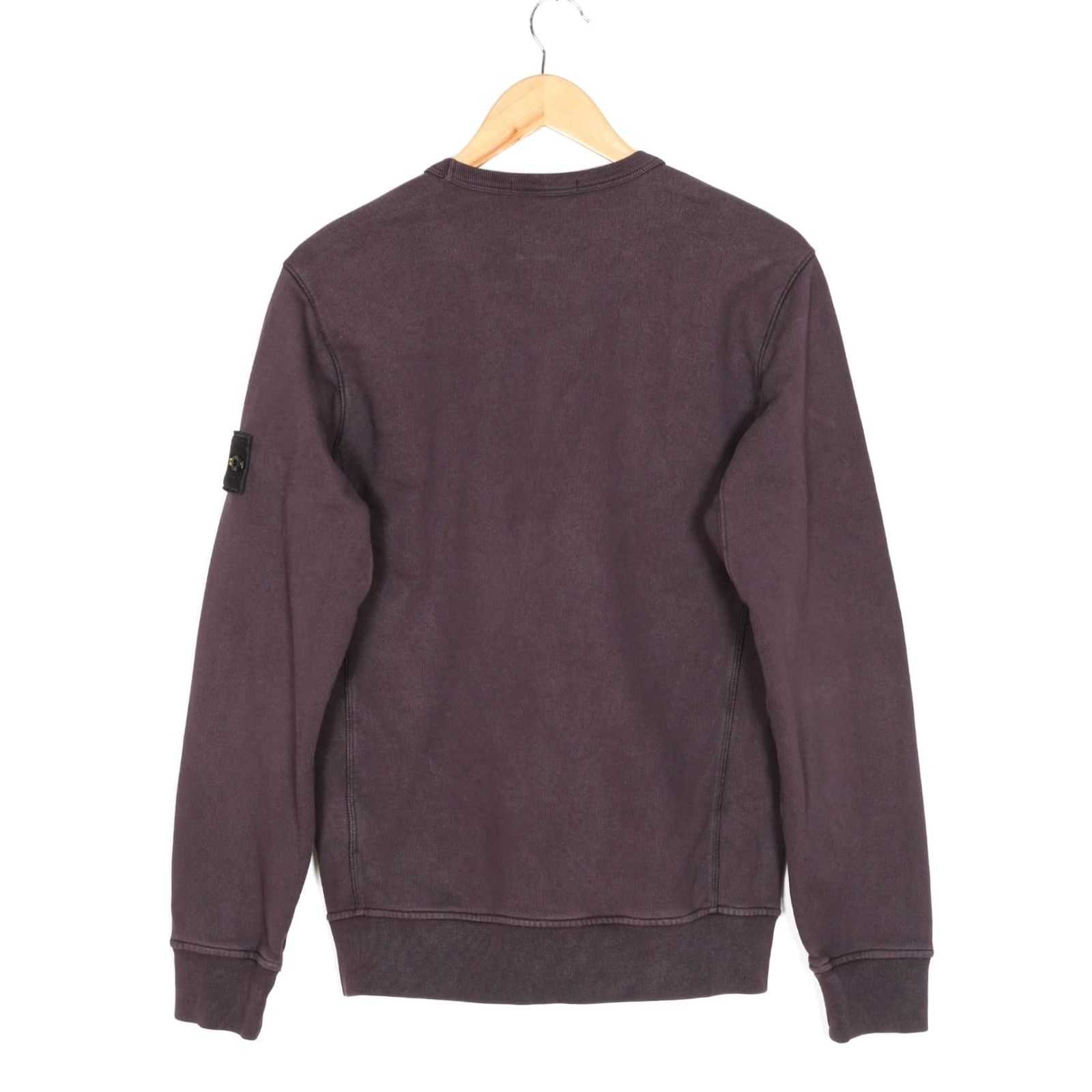 Stone Island STONE ISLAND Sweatshirt Men M VR3589 Crew Neck Pullover Cotton Purple Logo All Seasons Regular Size US M / EU 48-50 / 2 - 3 Thumbnail