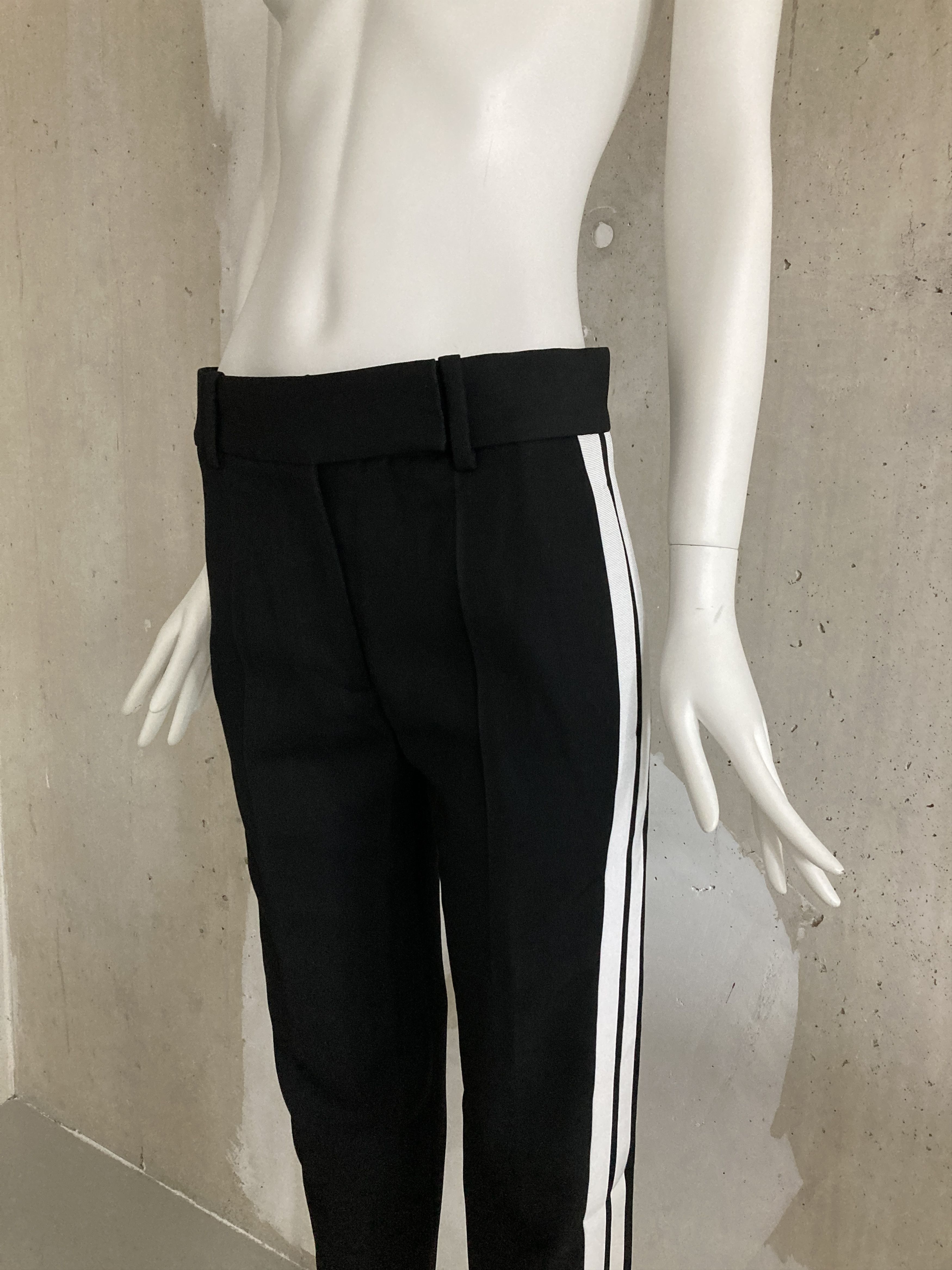 Haider Ackermann Striped Wool Trousers Size 25" / US 0 / IT 36 - 2 Thumbnail