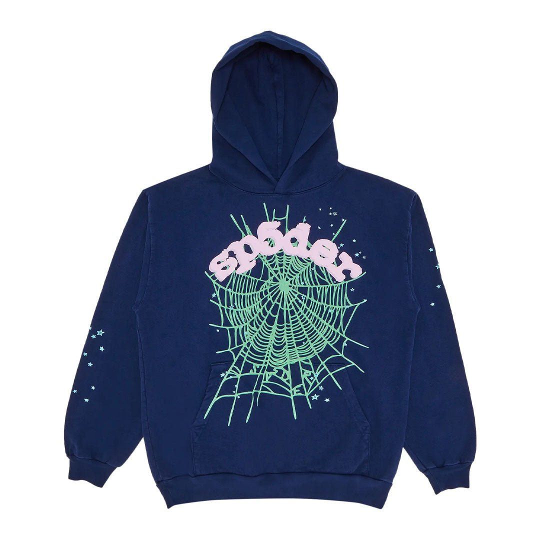 NAV Sp5der OG Web Hoodie y Blue Green Pink Size US L / EU 52-54 / 3 - 1 Thumbnail