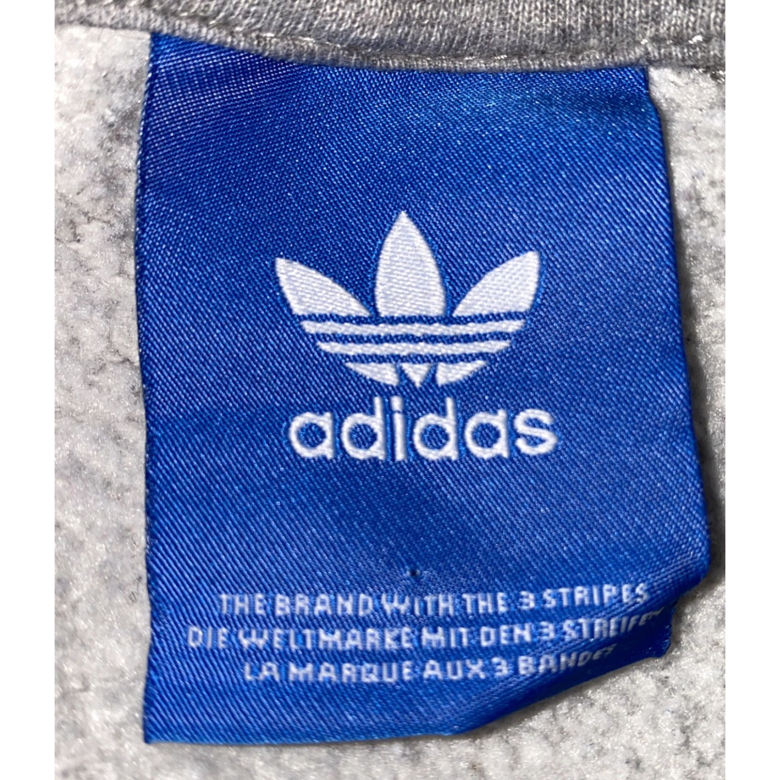 Adidas Adidas Hoodie Pullover Mens M Gray Fleece Lined 22.5 In Armpit Size US M / EU 48-50 / 2 - 6 Thumbnail