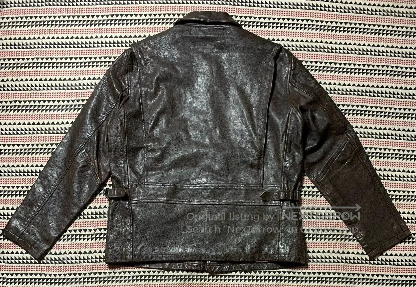 Cockpit USA vintage black goat leather jacket by cockpit. Size US L / EU 52-54 / 3 - 2 Thumbnail