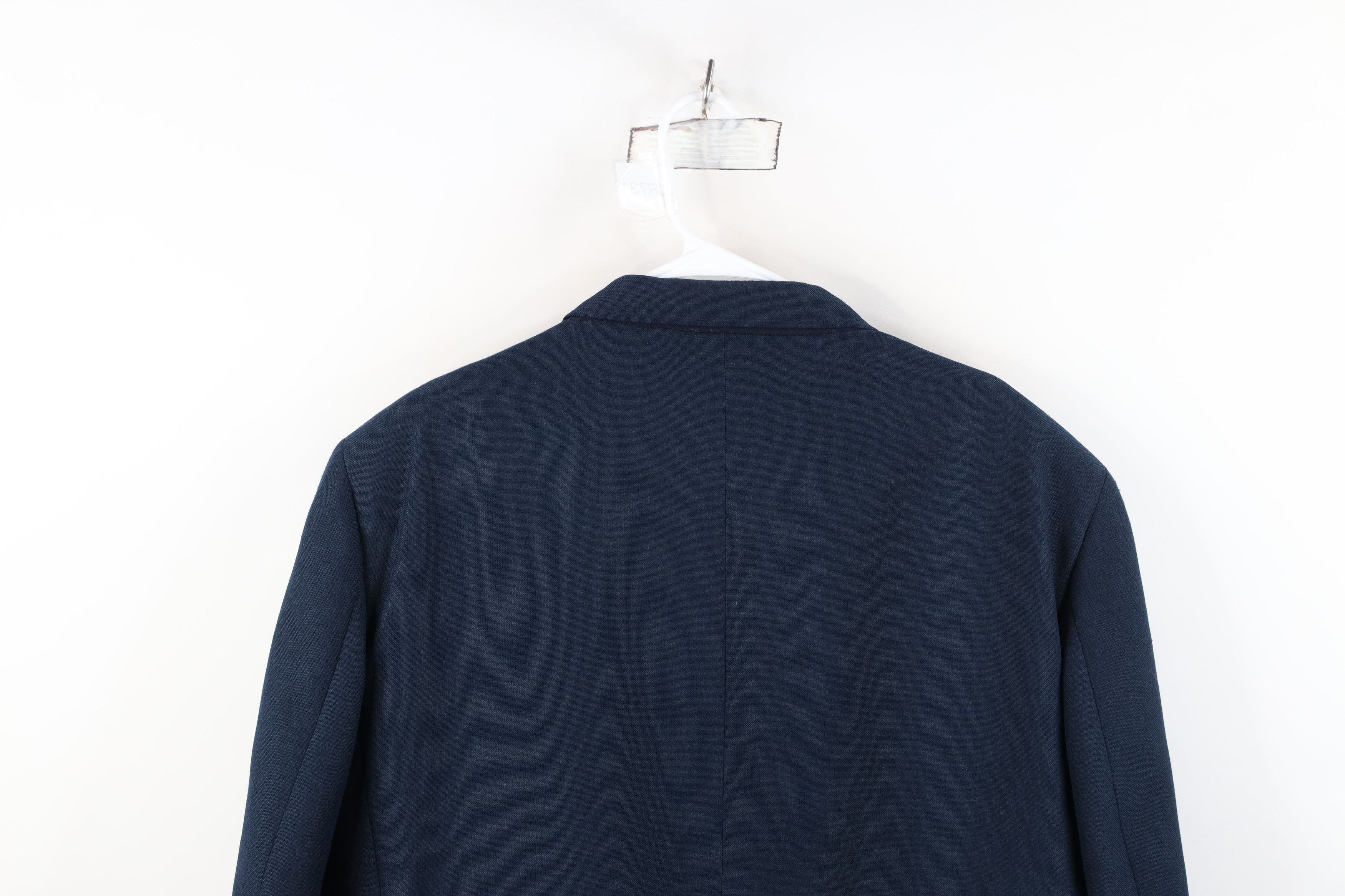 Vintage Vintage 90s Streetwear Button Suit Coat Blazer Jacket Blue Size US XXL / EU 58 / 5 - 15 Thumbnail