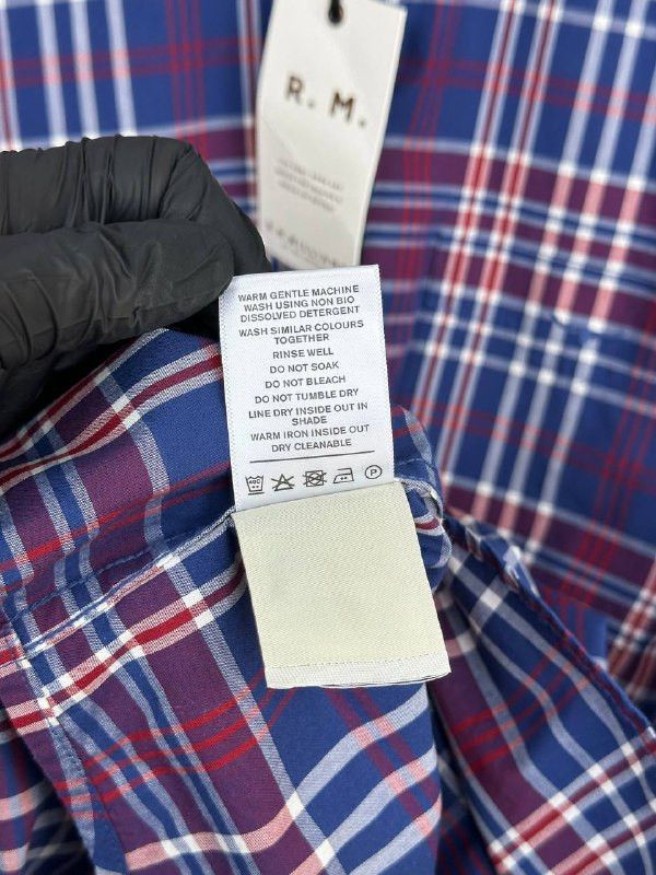 R.M. Williams NWT R.M. Williams Collins Button Up Shirt Check LS Point Size US L / EU 52-54 / 3 - 13 Thumbnail