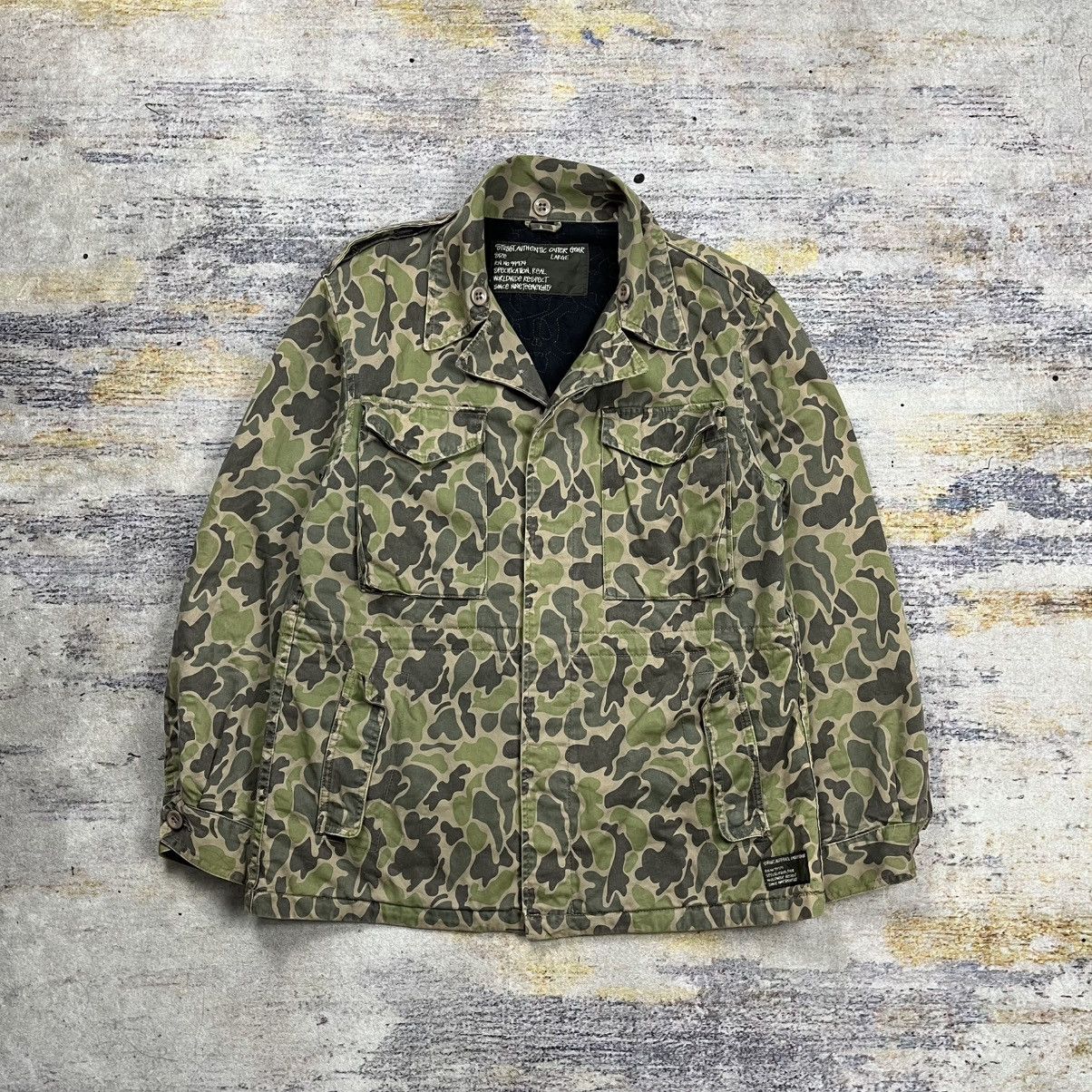 Stussy Vintage Stussy duck hunter camouflage field jacket Size US L / EU 52-54 / 3 - 1 Thumbnail