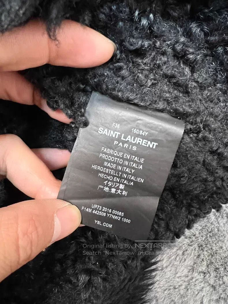 Saint Laurent Paris Saint Laurent Paris Shearling Coat Size XS / US 0-2 / IT 36-38 - 6 Thumbnail