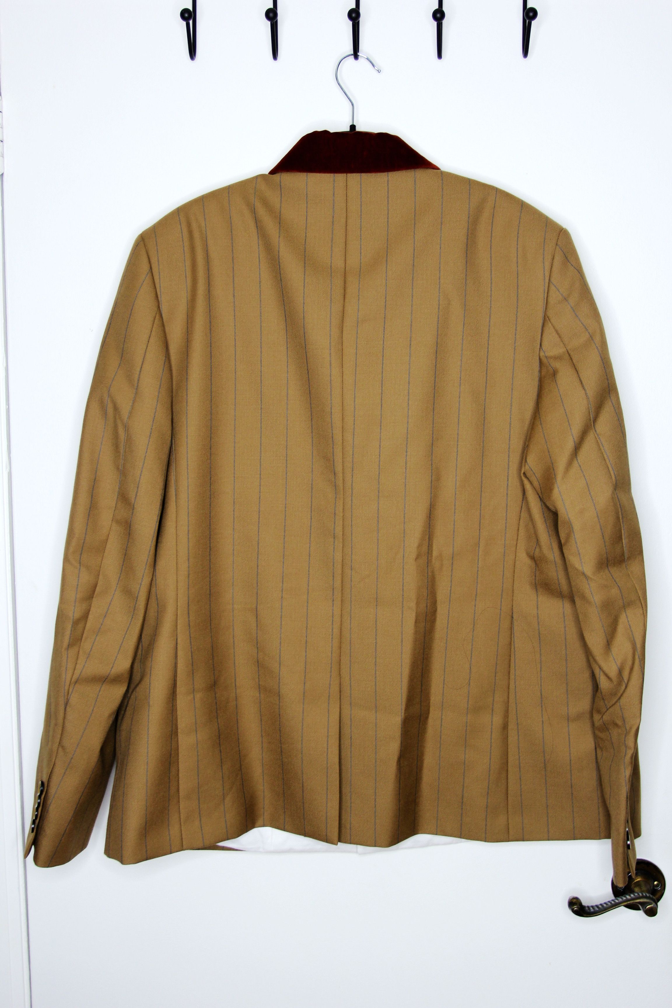 Wales Bonner BNWT SS24 WALES BONNER PINSTRIPE WOOL HAILE JACKET 52 Size US L / EU 52-54 / 3 - 3 Thumbnail