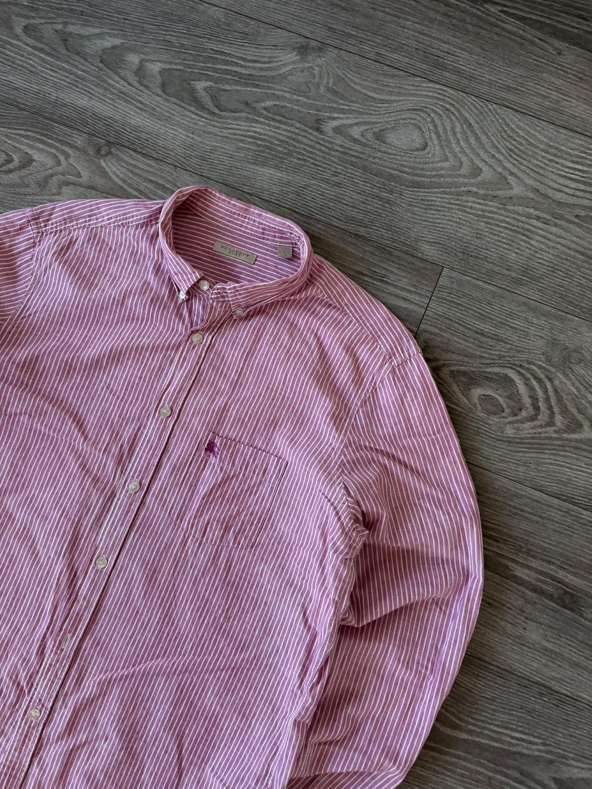 Burberry ‼️Archival Burberry OldMoney Premium Luxury Cell Logo Shirt‼️ Size US XL / EU 56 / 4 - 10 Thumbnail