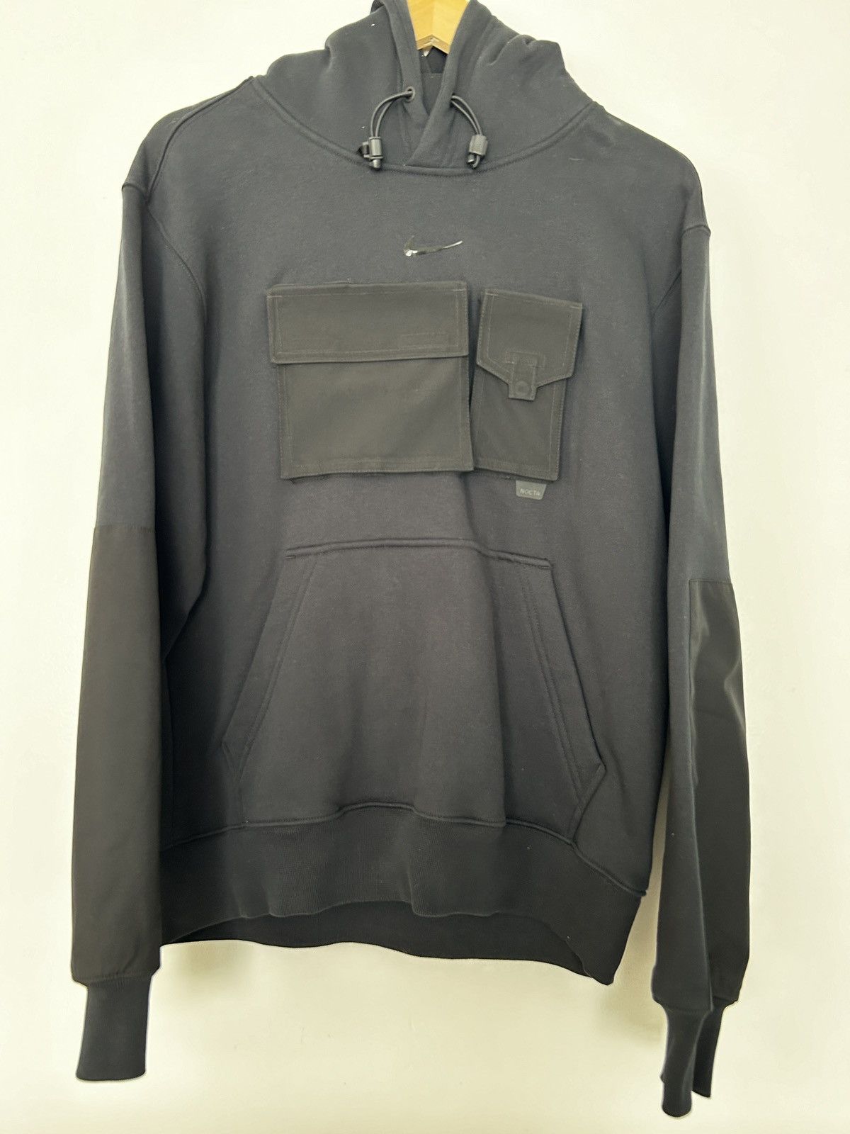 image of Drake Nocta Tech Hoodie in Black, Men's (Size Large)
