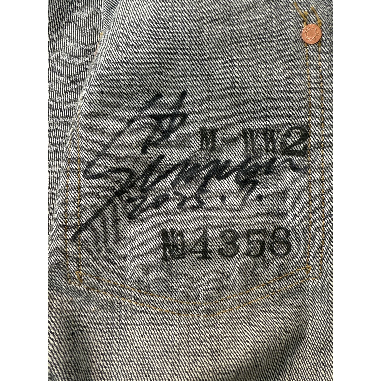 Japanese Brand One Piece of Rock Denim S406XXX WW2 San Francisco Jacket Size US M / EU 48-50 / 2 - 4 Thumbnail