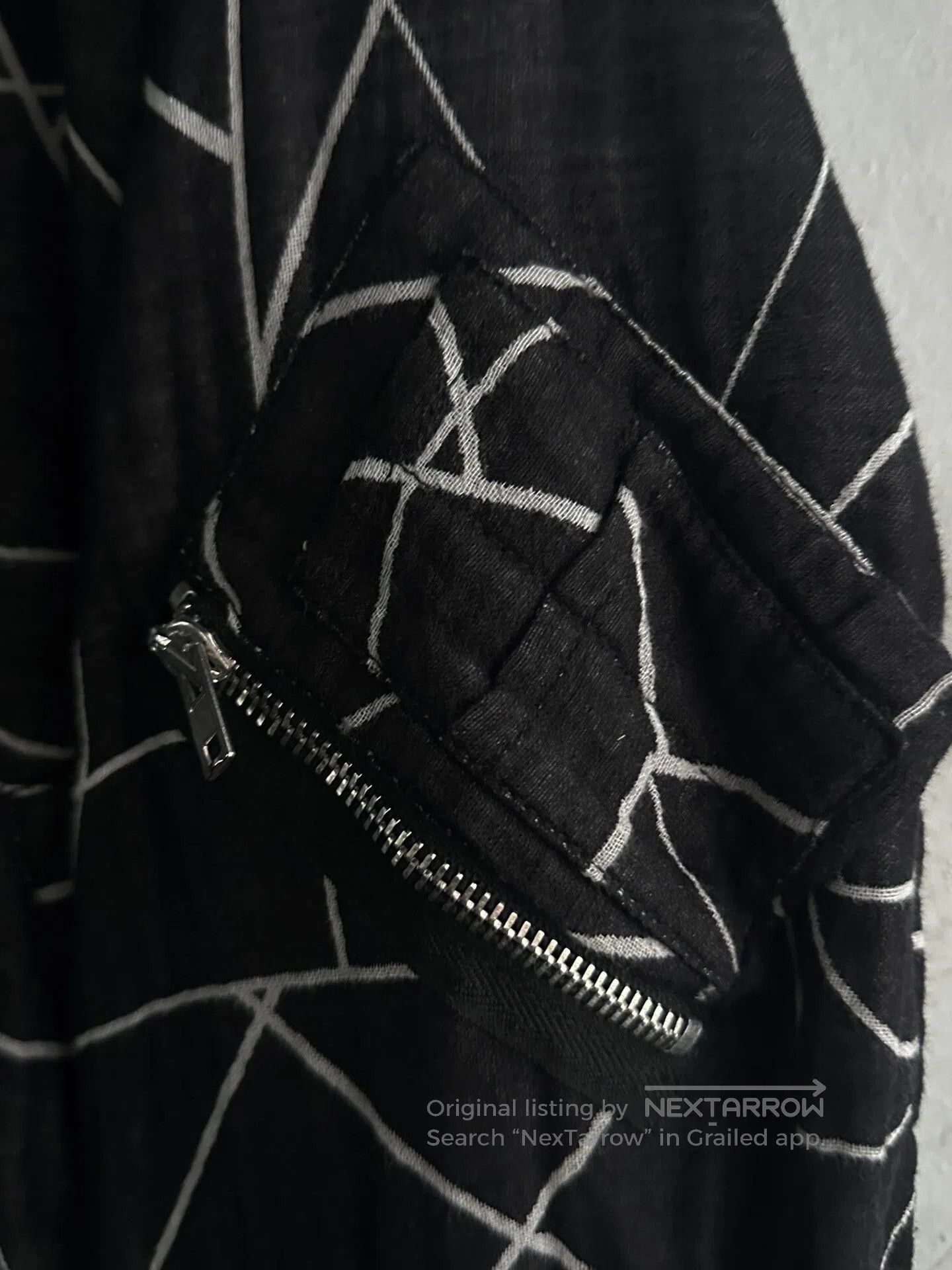 McQ Alexander McQueen MCQ ALEXANDER MCQUEEN size48 Geometric pattern cotton jacke Size US M / EU 48-50 / 2 - 1 Thumbnail