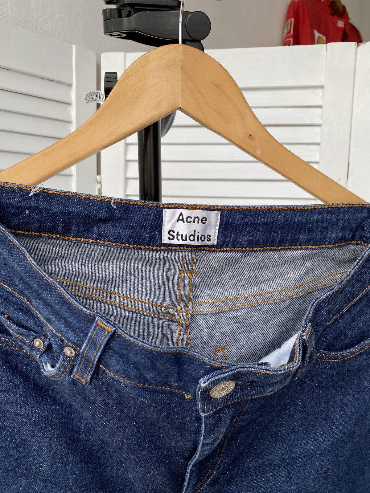 Acne Studios Acne Studios Flex Raw Reform Stretch Slim Denim Pants Size 28" / US 6 / IT 42 - 7 Thumbnail