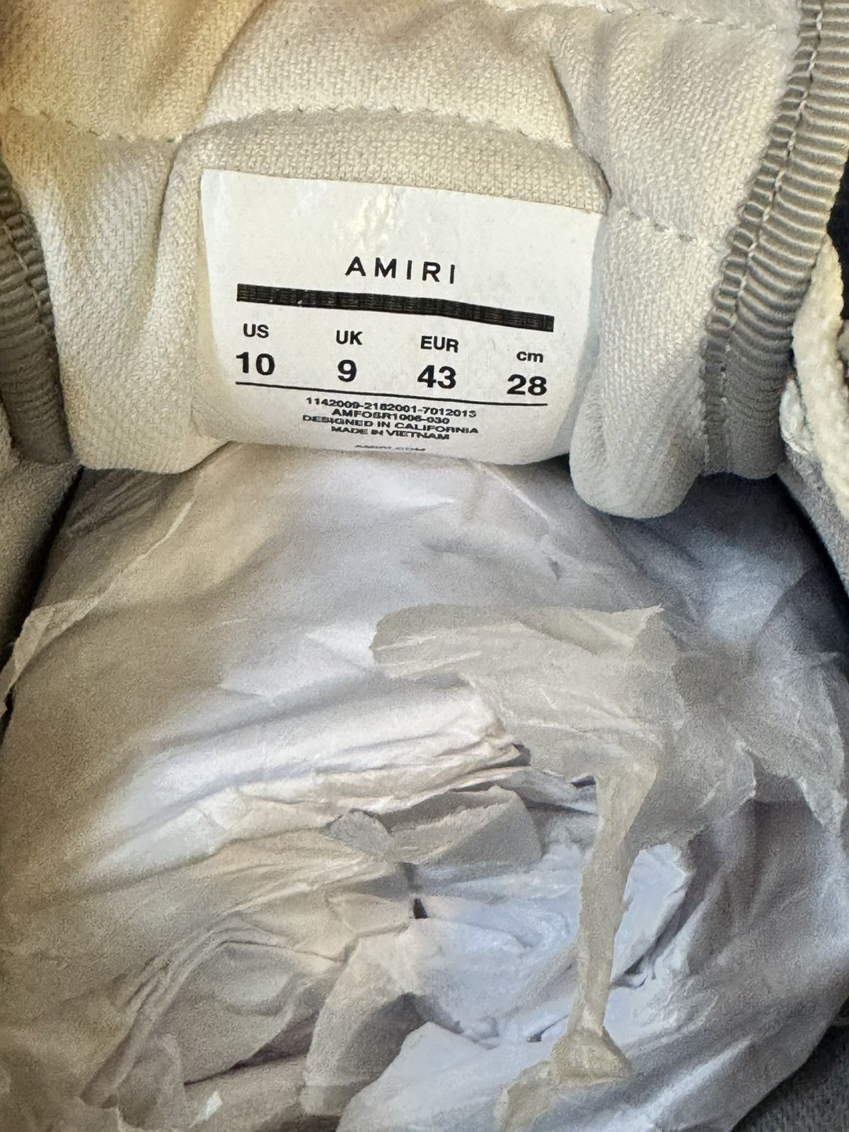 Amiri Amiri low skeleton sneakers Size US 10 / EU 43 - 8 Thumbnail