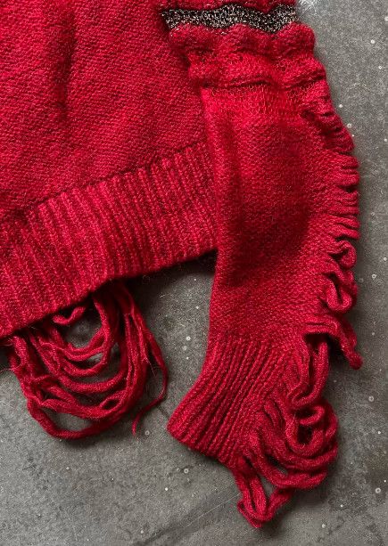 Nozomi Ishiguro Nozomi Ishiguro AW11 Runway Distressed Knit Long Sleeve Size XL / US 12-14 / IT 48-50 - 7 Thumbnail