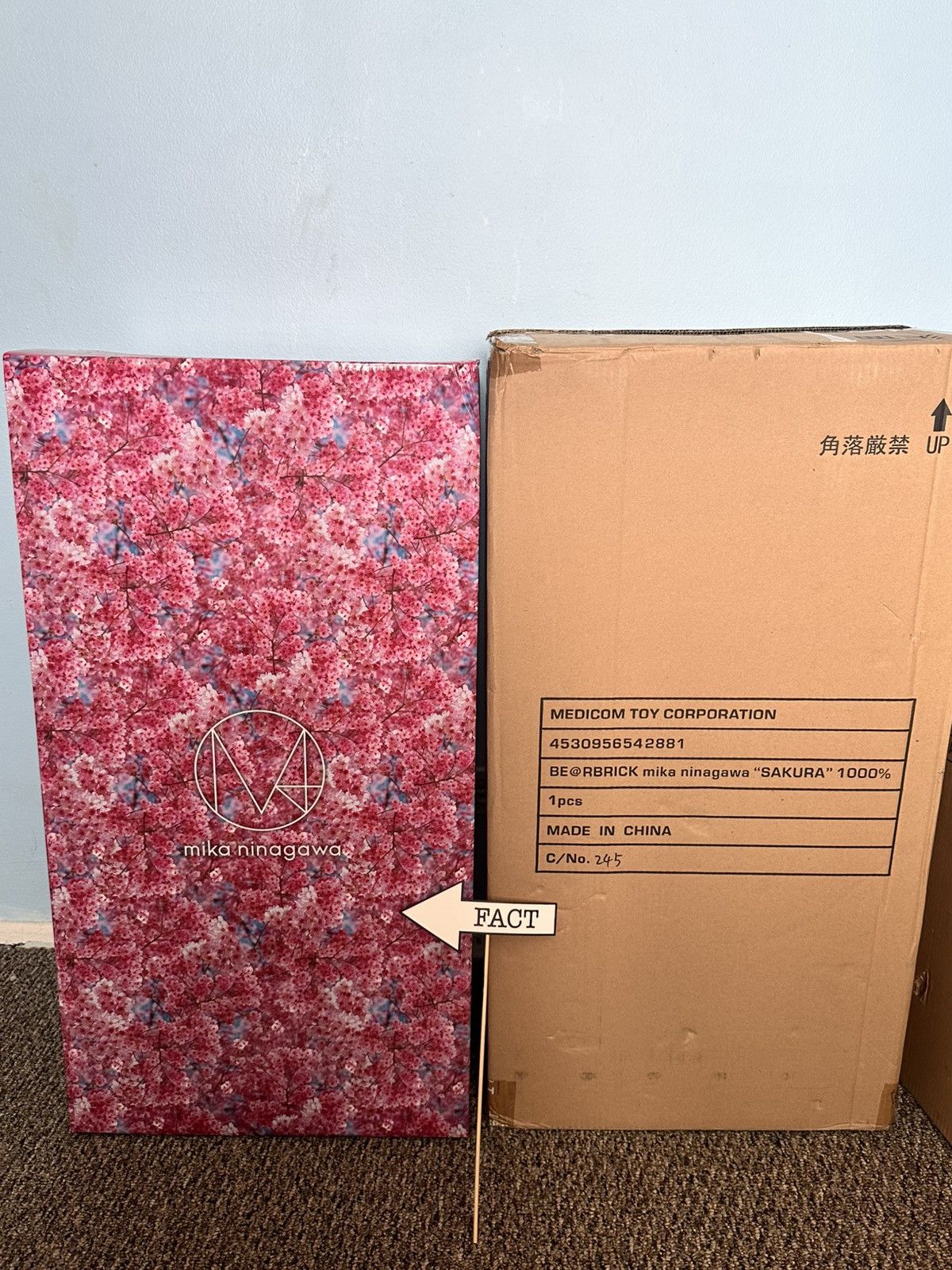 Medicom Toy Medicom Toy Bearbrick 1000% Mika Ninagawa Cherry Blossom Size ONE SIZE - 5 Thumbnail