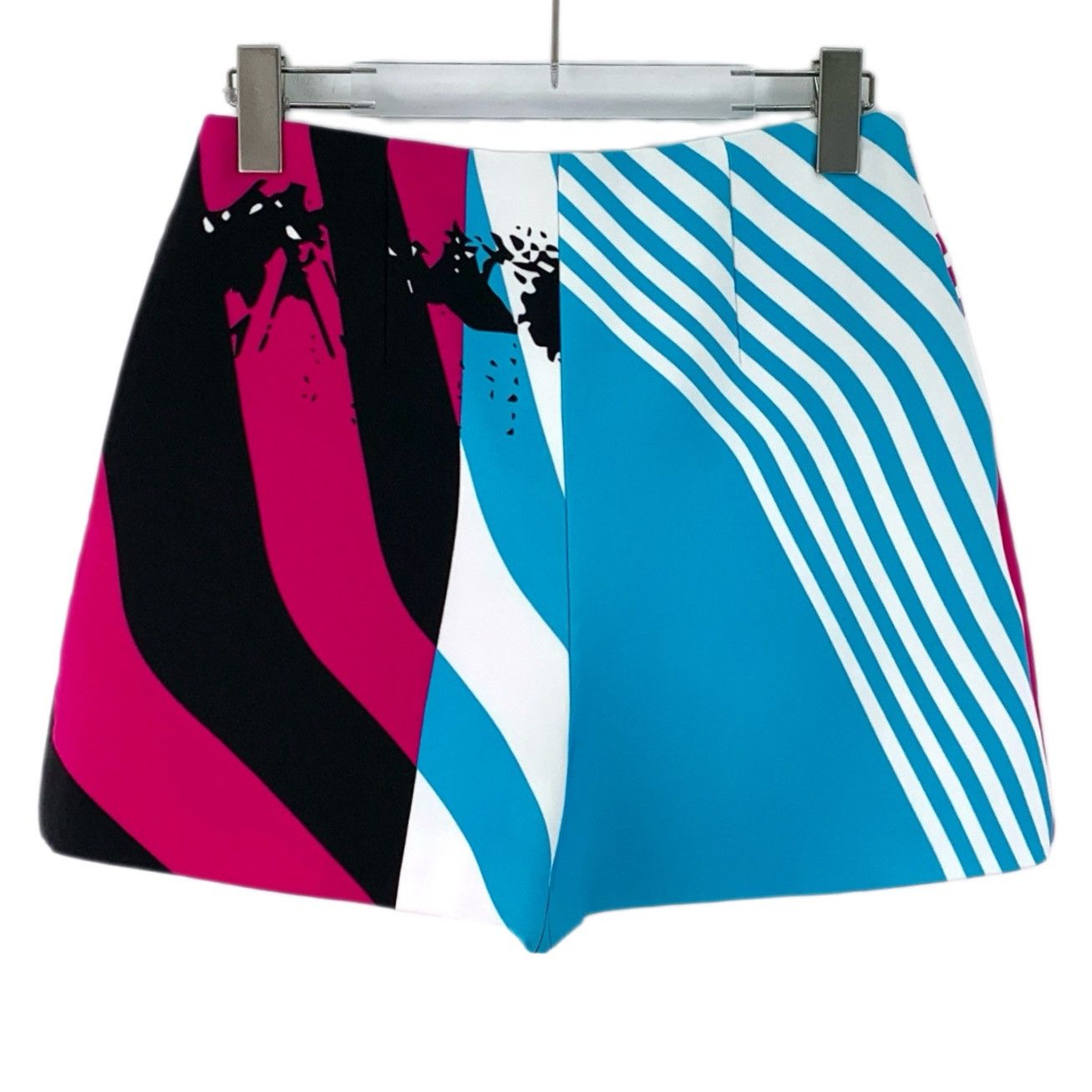 Dior Dior Colorful Striped Irregular Printed Casual Shorts K26WX Size 25" / US 0 / IT 36 - 1 Thumbnail