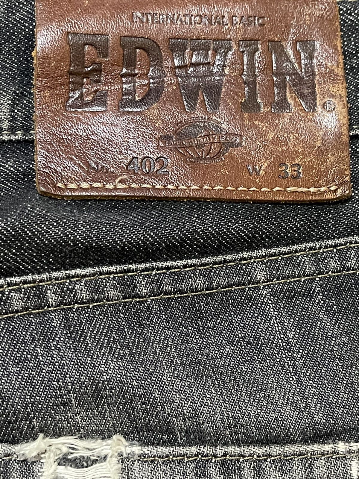 Edwin Vintage Edwin 402 Faded Wash Style Loose Jeans Size US 34 / EU 50 - 9 Thumbnail