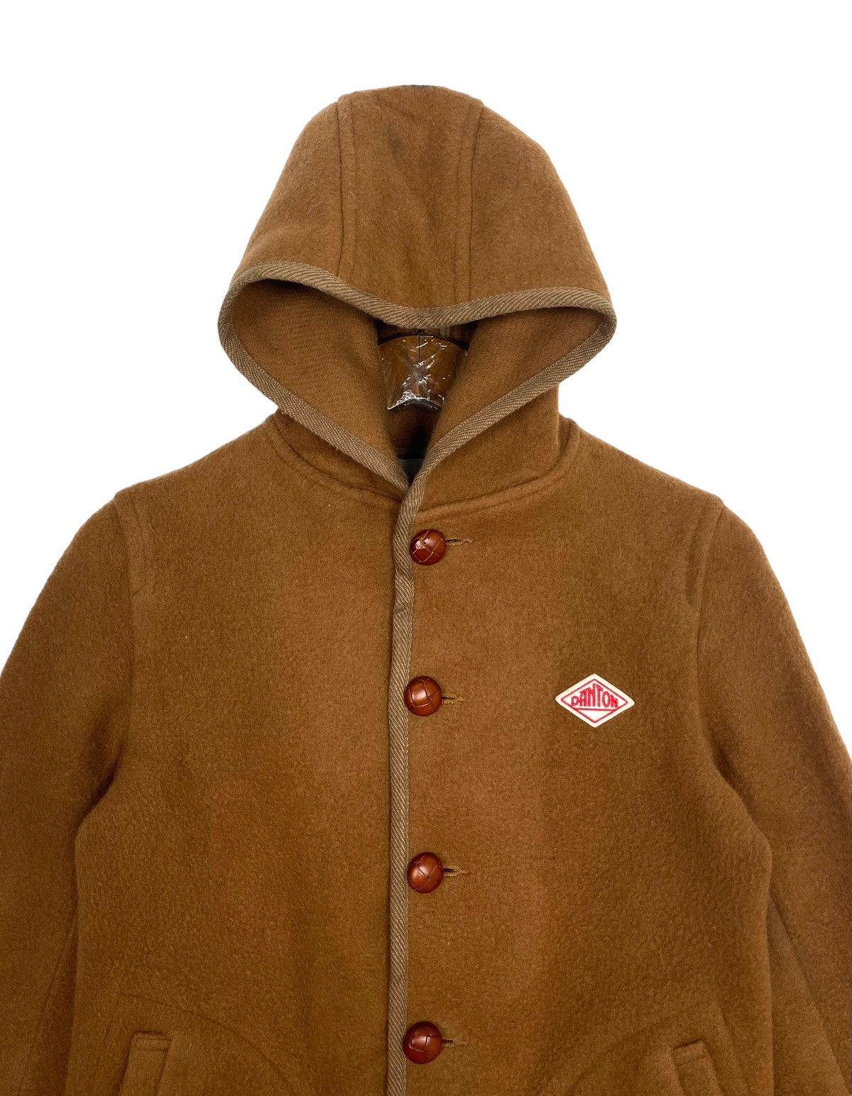 Danton Rare‼️ Danton Vetement Brown Wool Hoodie Jacket Made Japan Size US XS / EU 42 / 0 - 4 Thumbnail