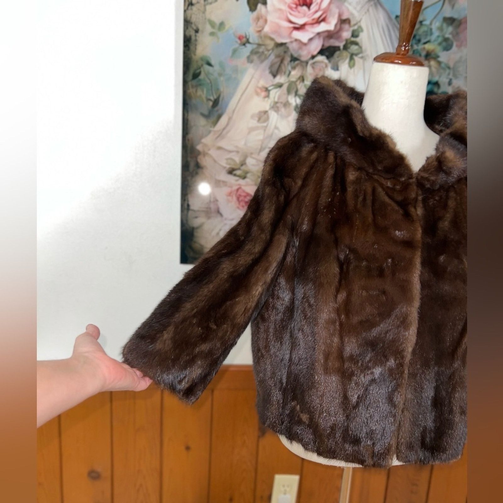 Vintage Elegant Vintage Mink Fur Capelet! Size M / US 6-8 / IT 42-44 - 5 Thumbnail