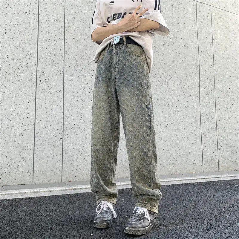 Japanese Brand Retro hip-hop loose straight leg micro flared jeans Size US 32 / EU 48 - 2 Thumbnail