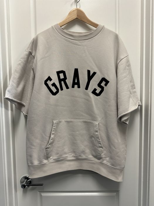 販売スペシャル Fear of god 7th 3/4 Grays Sweatshirt - トップス