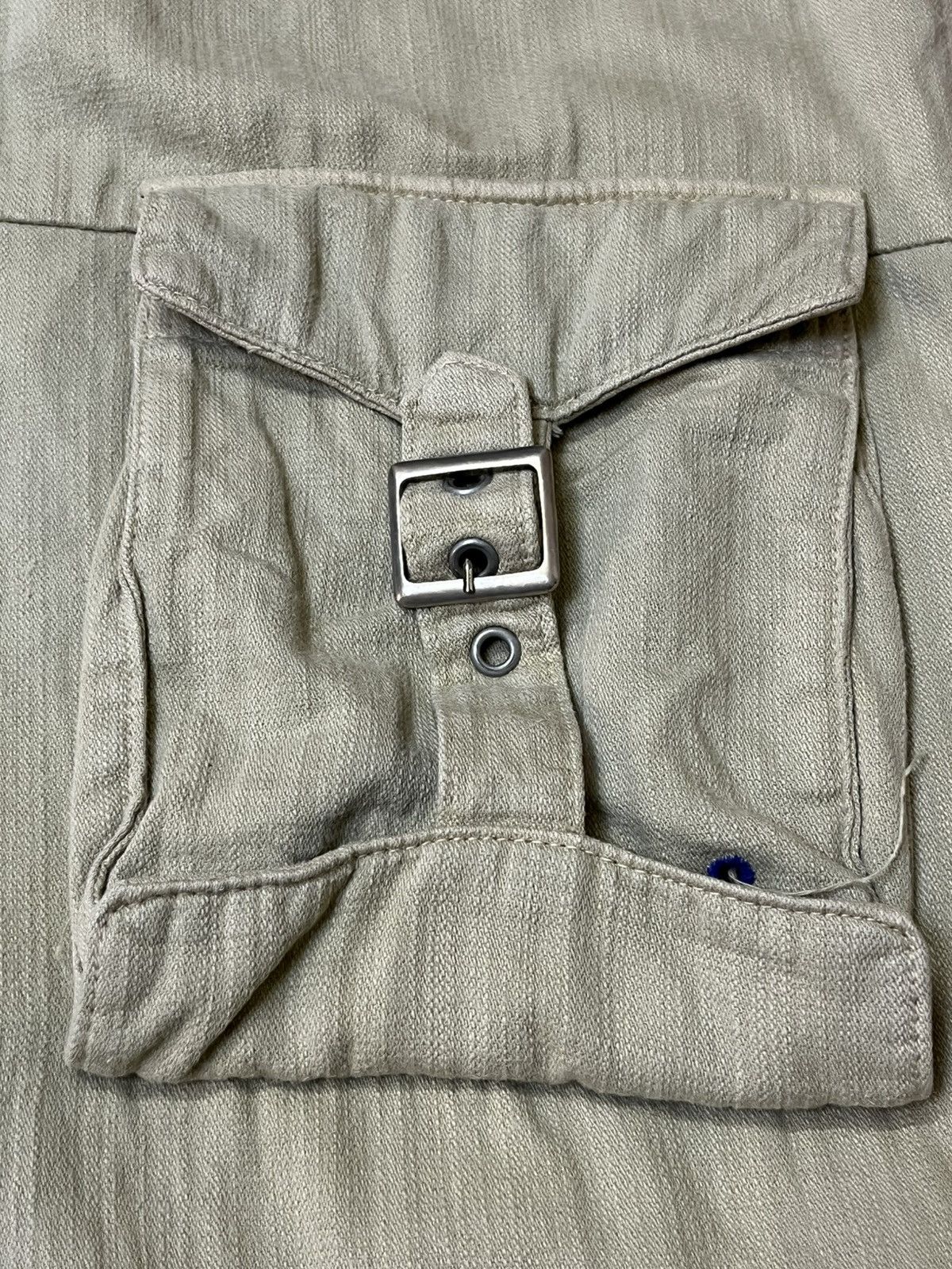 Japanese Brand Japanese cult EARTH MUSIC with silk patchwork cargo pants Size US 31 - 12 Thumbnail