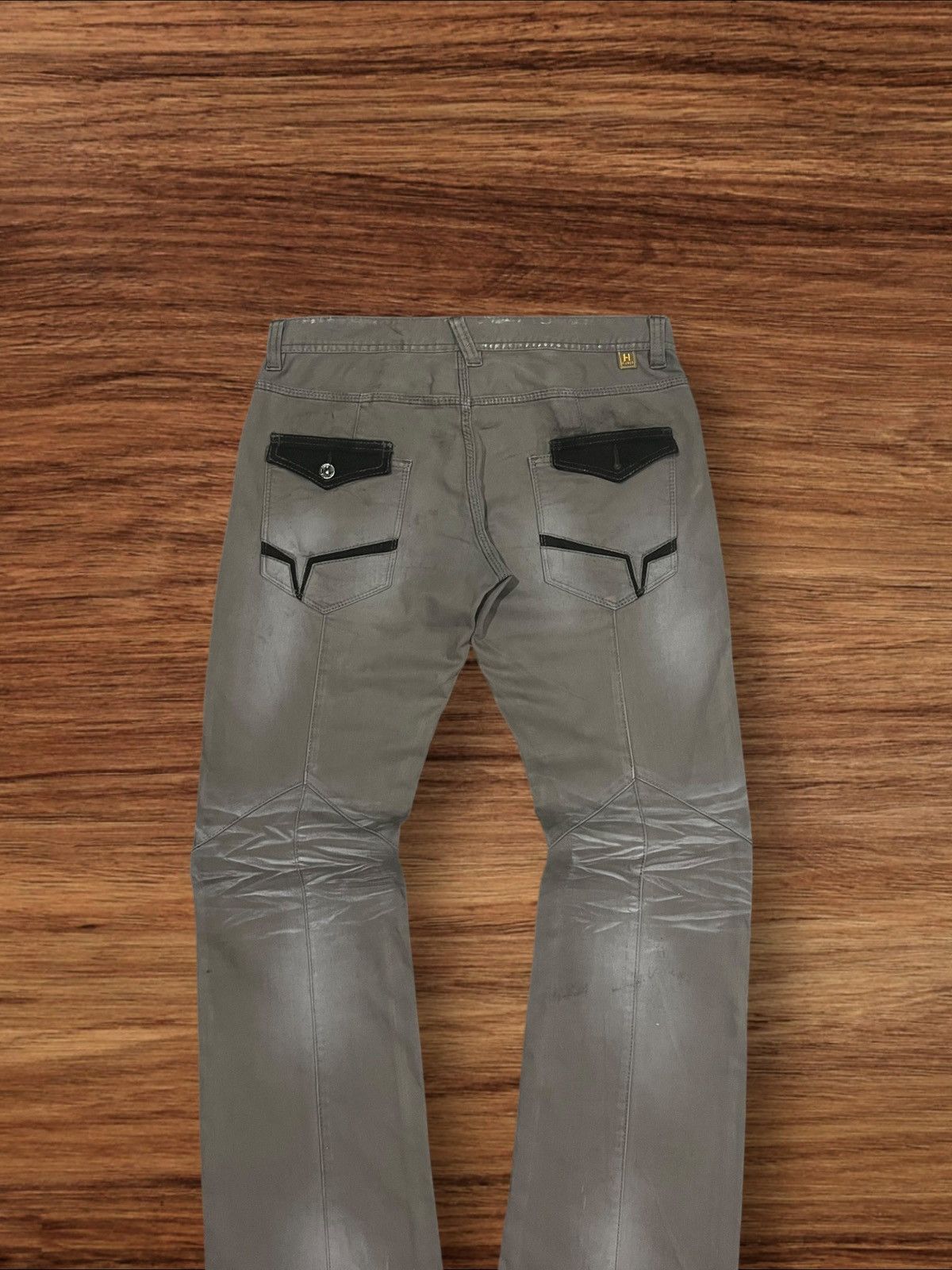 If Six Was Nine × Le Grande Bleu (L.G.B.) × Nicole Club Vintage Nicole Club Hideaways Clawmark Flare Style Pants Size US 34 / EU 50 - 6 Thumbnail
