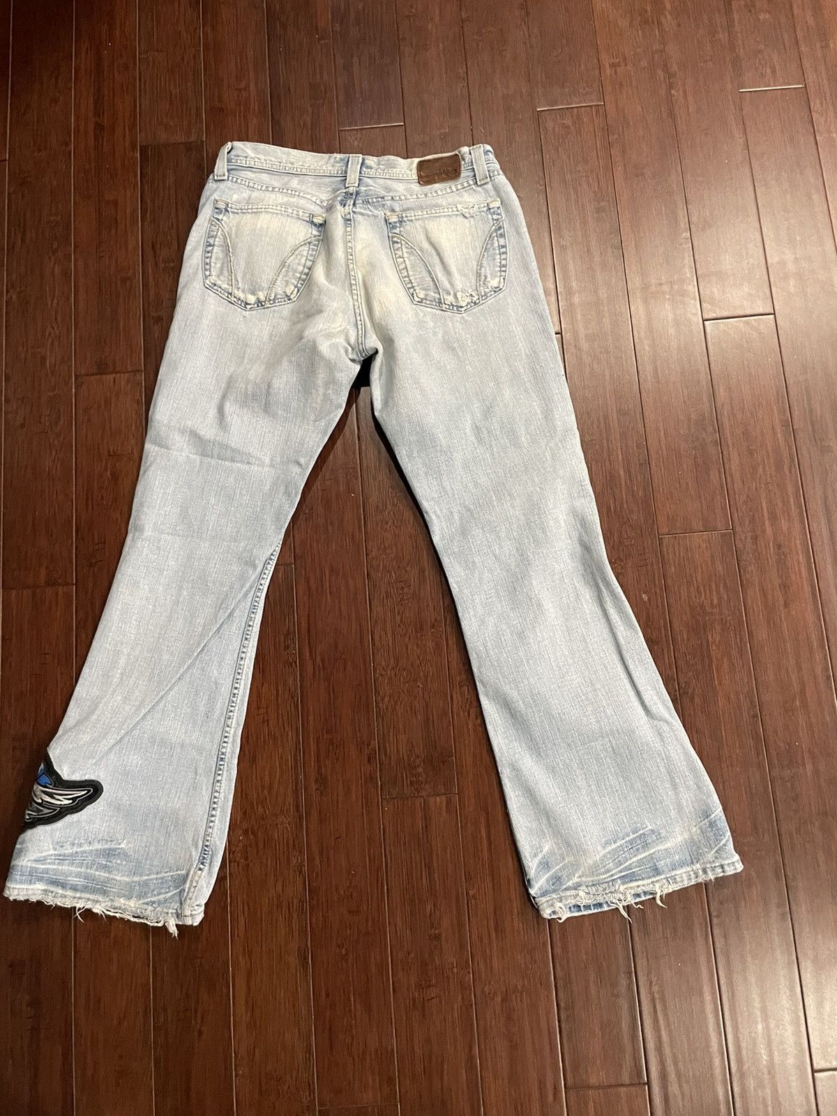 Harley Davidson × Vintage Harley Davidson Jeans Size US 33 - 2 Thumbnail