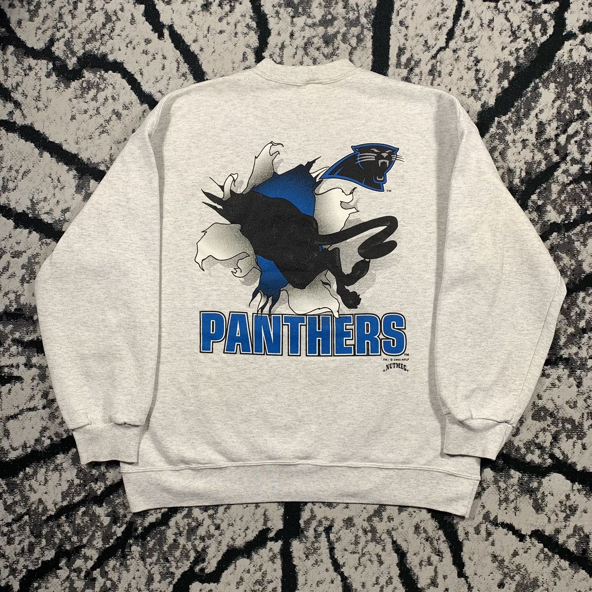 Nutmeg Vintage 1993 Nutmeg Carolina Panthers Crewneck Sweatshirt Size US XL / EU 56 / 4 - 2 Thumbnail