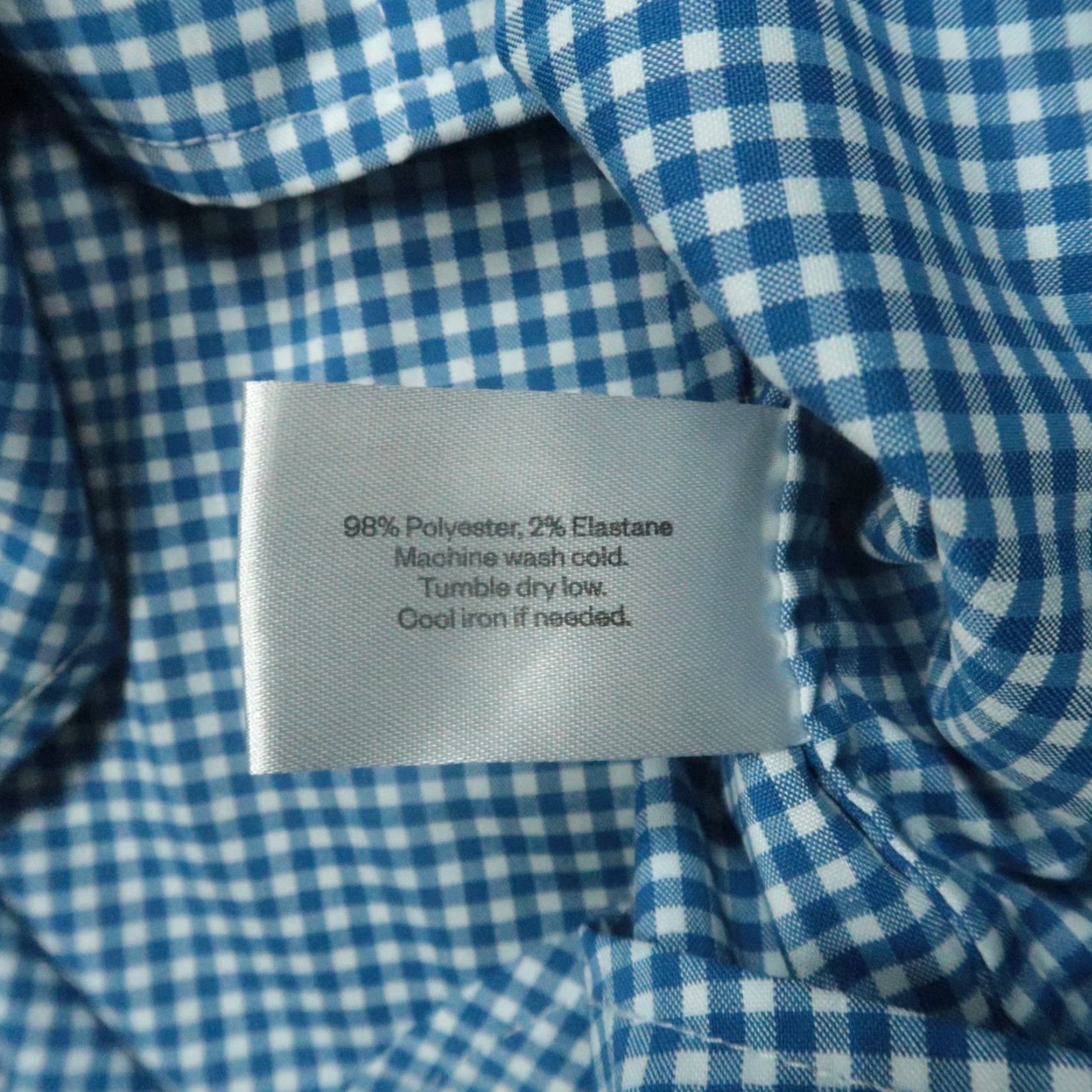 Vintage Ministry Of Supply Shirt Men Large Blue White Gingham Slim Long Sleeve Button-Up Size US L / EU 52-54 / 3 - 6 Thumbnail