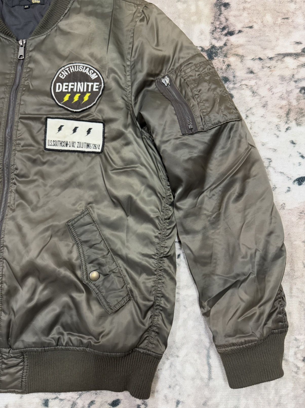 Japanese Brand U.S Marine Corps Executive Officer Bomber Jacket Size US M / EU 48-50 / 2 - 5 Thumbnail