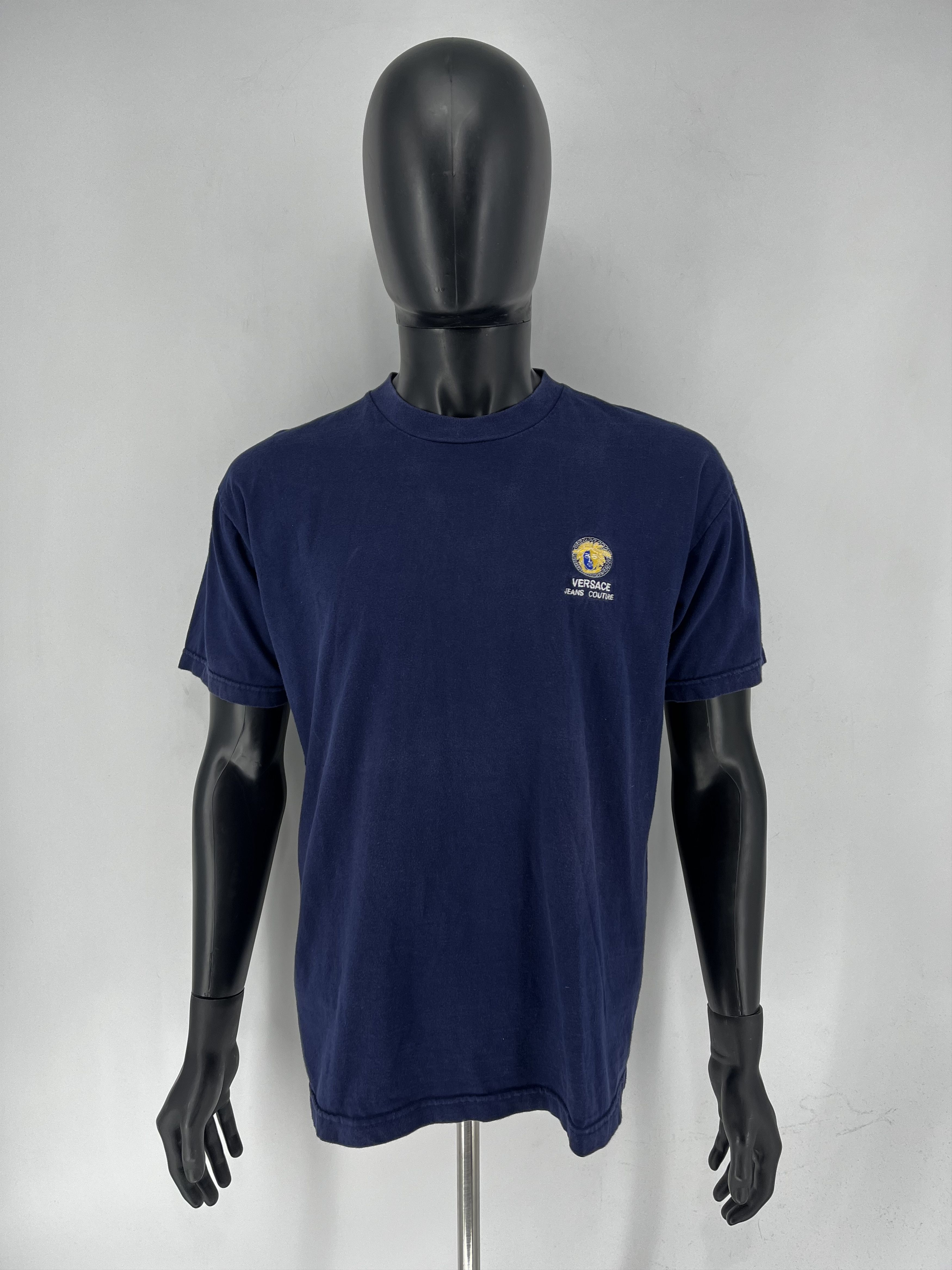Designer 90s vintage Versace Jeans Couture Bootleg golden Medusa Size US M / EU 48-50 / 2 - 2 Thumbnail