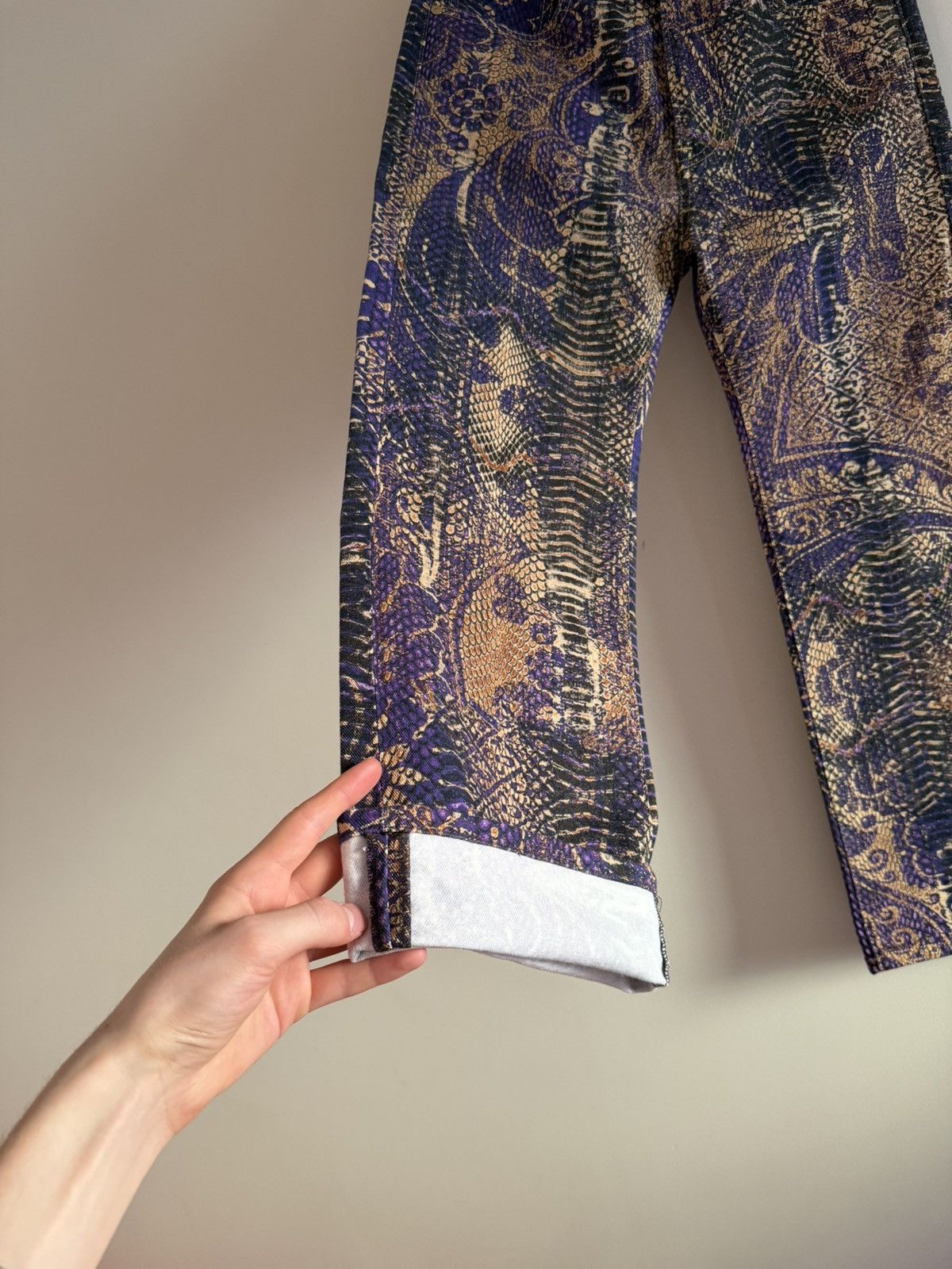 Just Cavalli Just Cavalli Paisley Archive Print Trousers Size US 29 - 7 Thumbnail