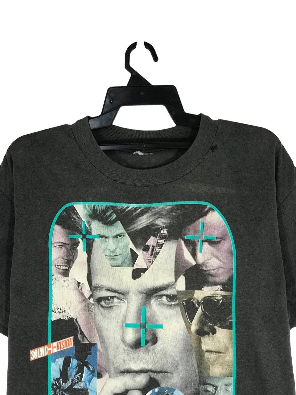 Band Tees × Vintage vintage 1990 David Bowie tour sound i vision Size US L / EU 52-54 / 3 - 2 Thumbnail