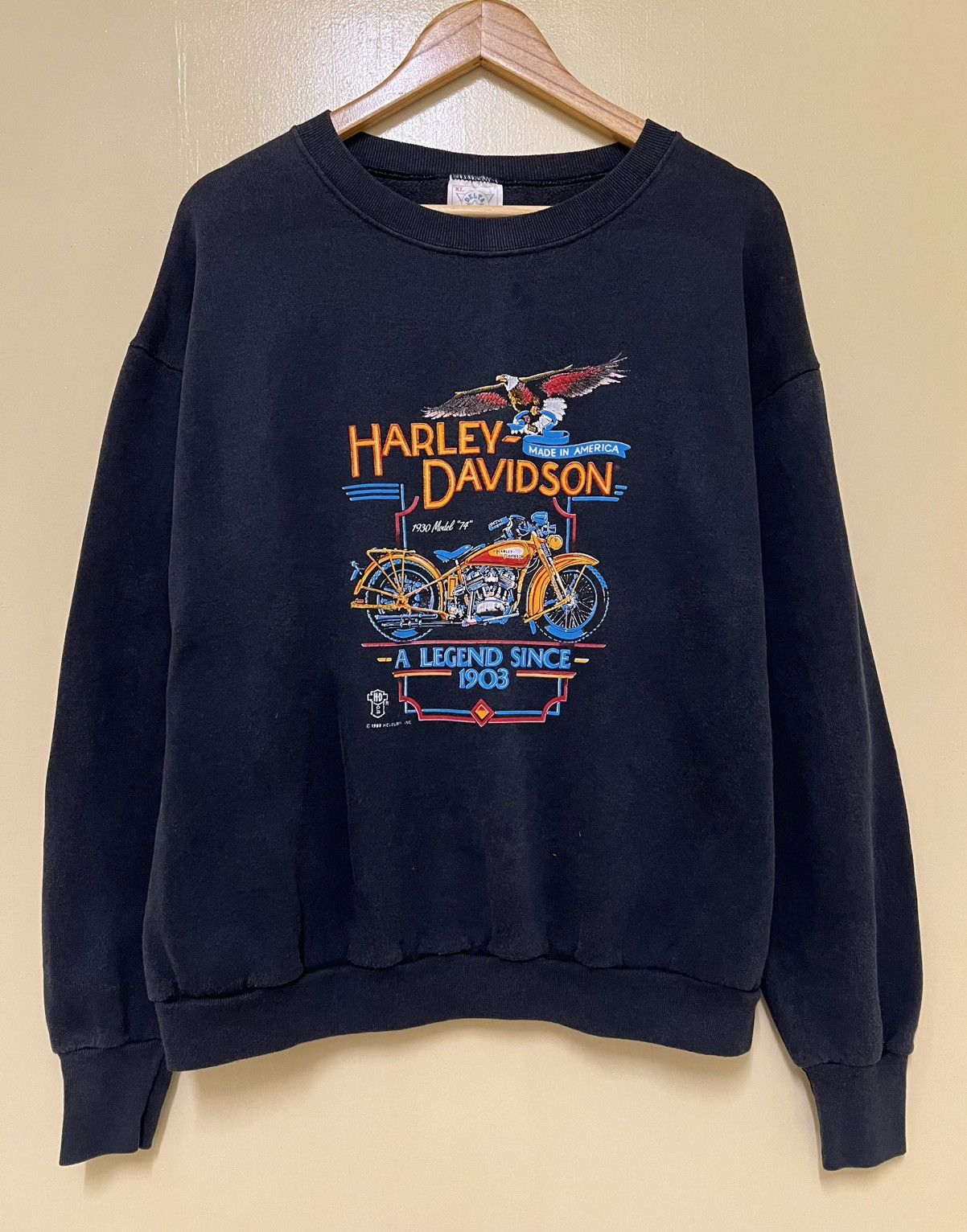 Harley Davidson Vintage 80’s Harley Davidson Size US XL / EU 56 / 4 - 3 Thumbnail