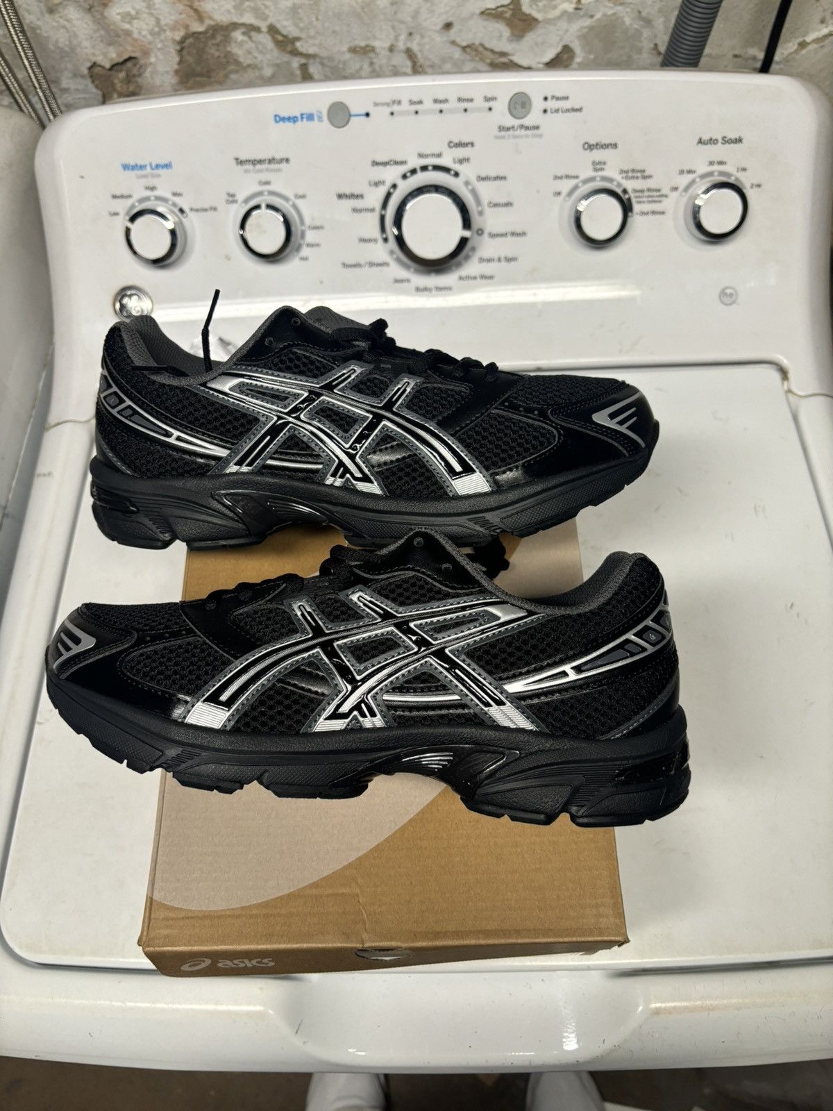 Asics Gel 1130 Black Pure Silver Size 9.5 | 1201A906-001