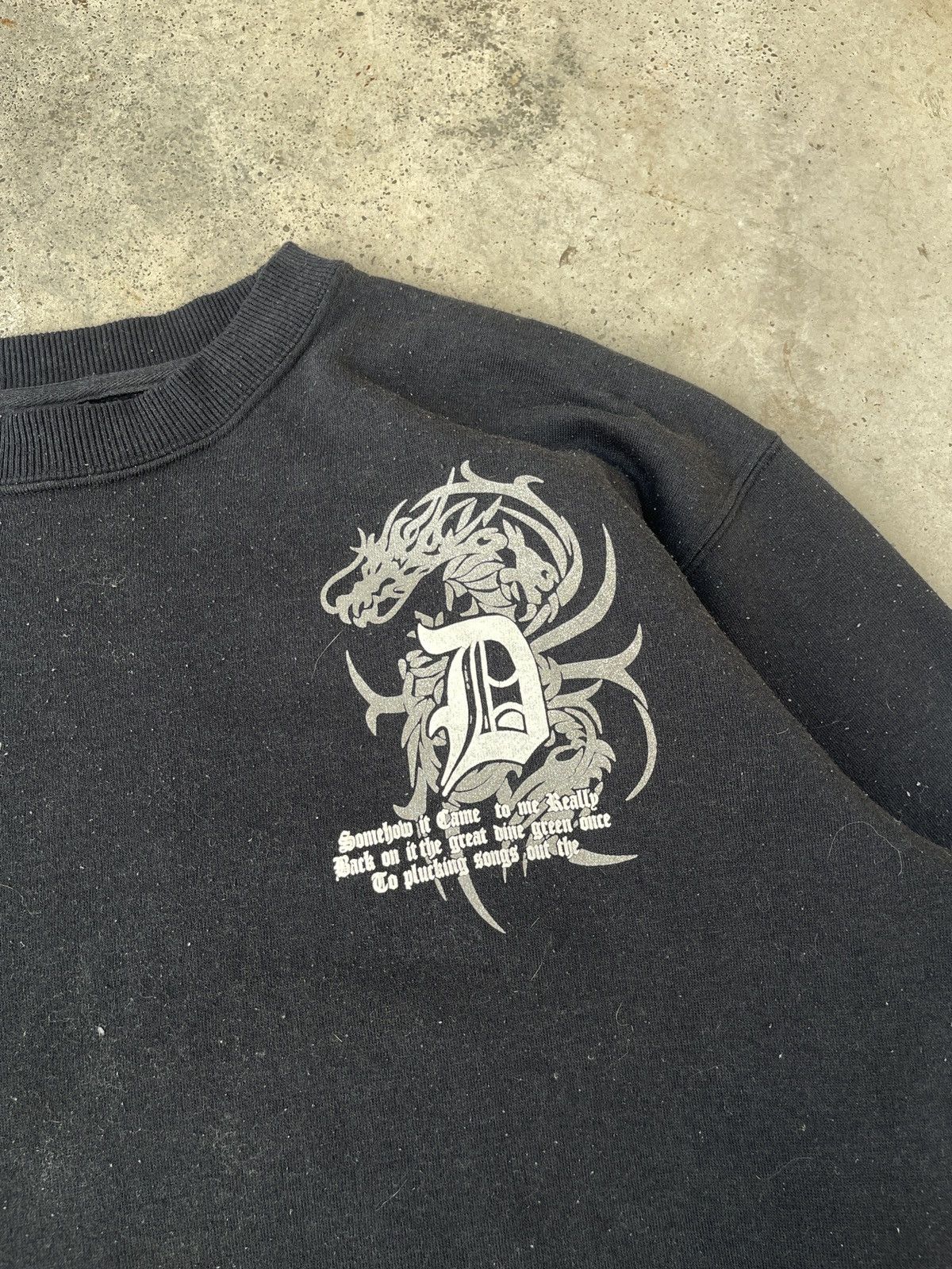 14th Addiction Beaumere Poem Dragon Cross Sweatshirt Size US L / EU 52-54 / 3 - 5 Thumbnail