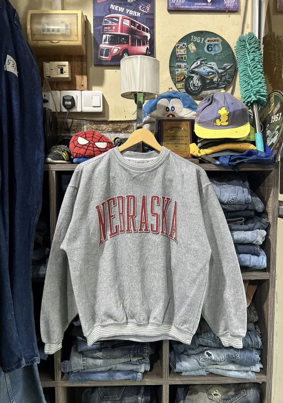 Gear for Sports 🔥Real Vintage Gear For Sports Nebraska Crewneck Sweatshirt Size US M / EU 48-50 / 2 - 2 Thumbnail