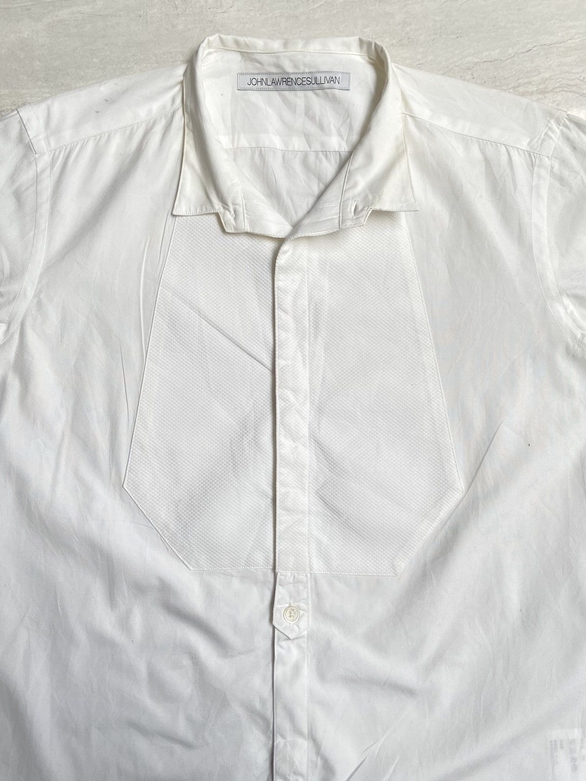 Designer × JOHN LAWRENCE SULLIVAN × Japanese Brand JOHN LAWRENCE SULLIVAN White Shirt Size US S / EU 44-46 / 1 - 3 Thumbnail